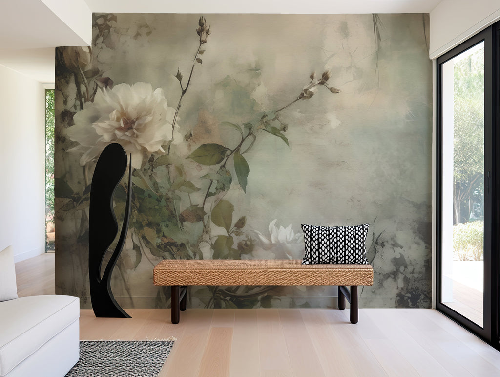 Paper Flowers — Bold Florals Luxury Wallpaper Mural