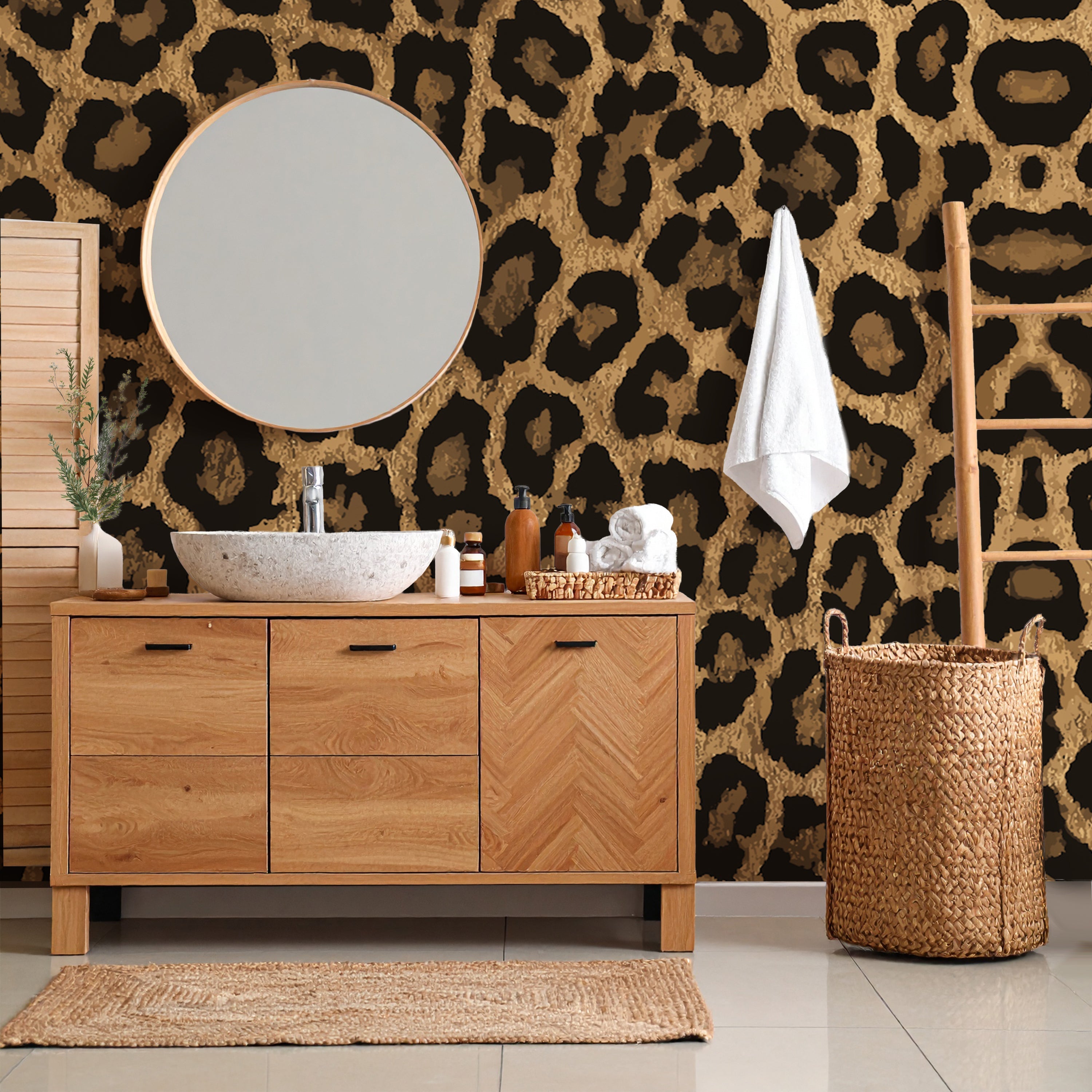 Leopard Print — Luxe Textures Luxury Wallpaper Roll