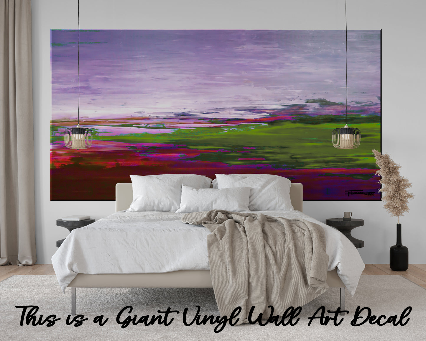 SPRING FIELDS - Giant Wall Art Decal