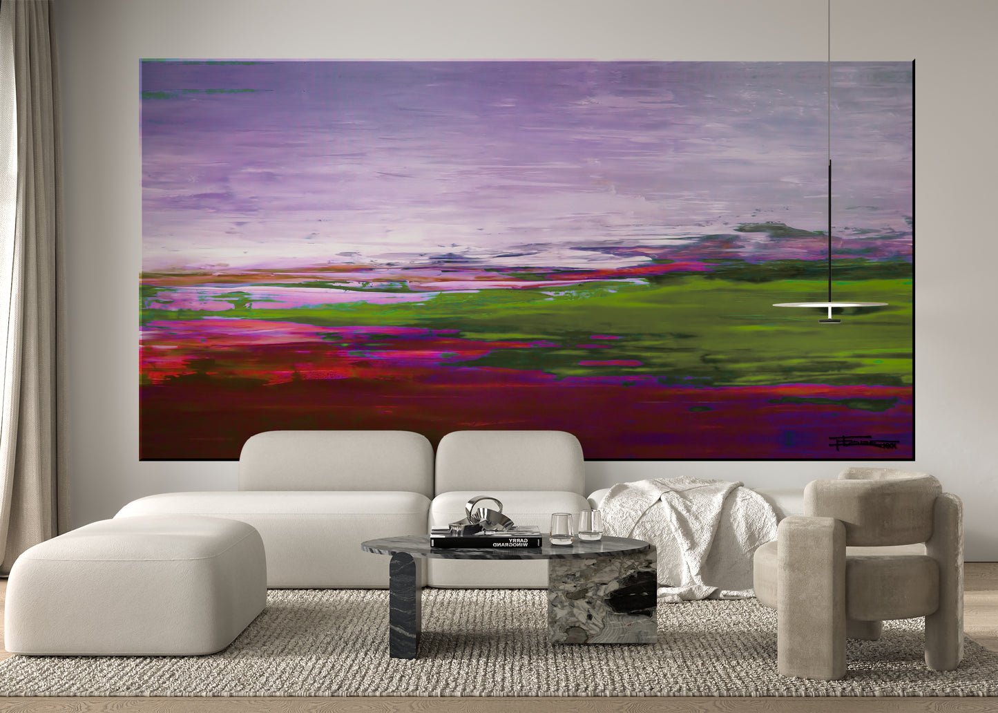 SPRING FIELDS - Giant Wall Art Decal