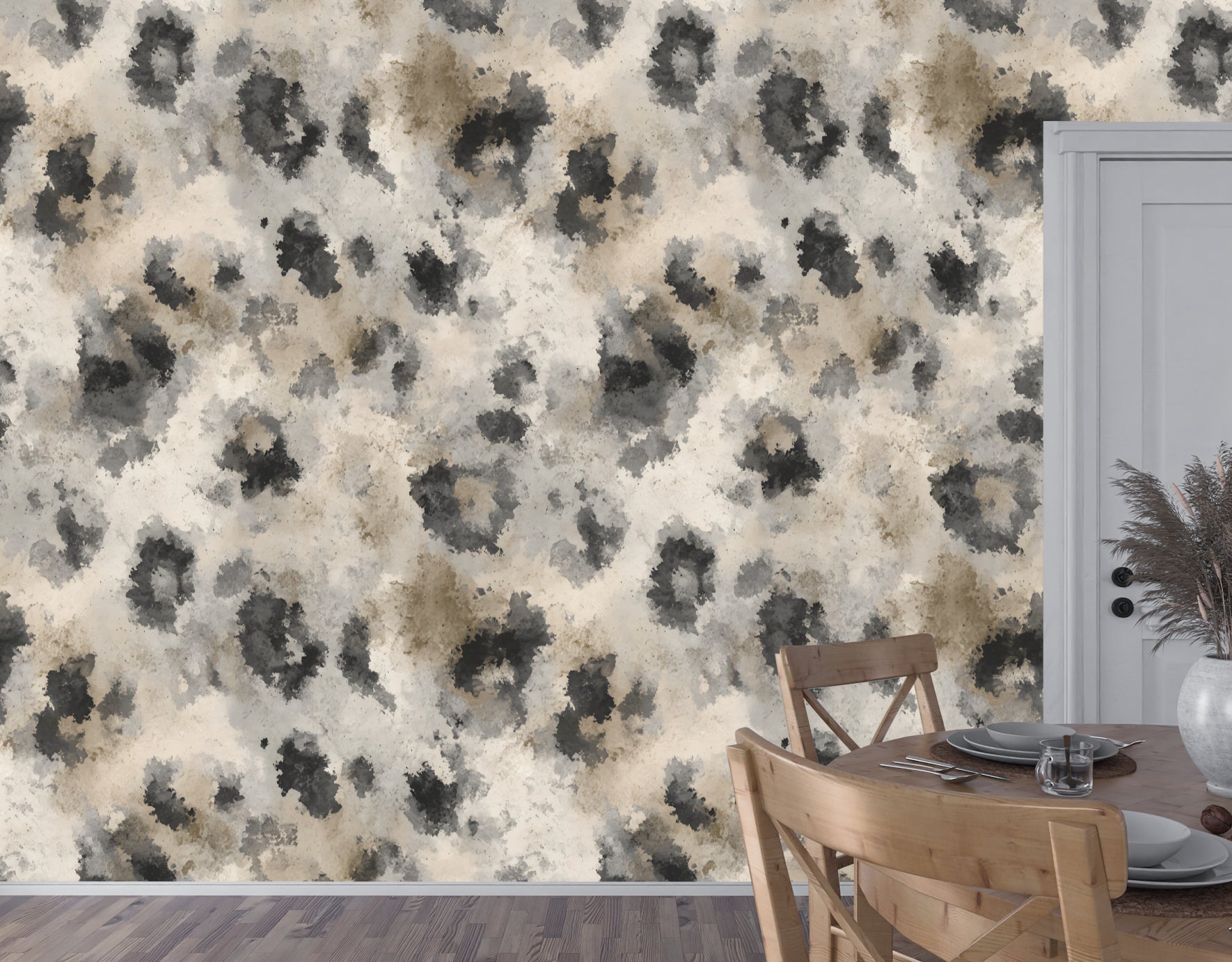 Snow Leopard — Luxe Textures Luxury Wallpaper