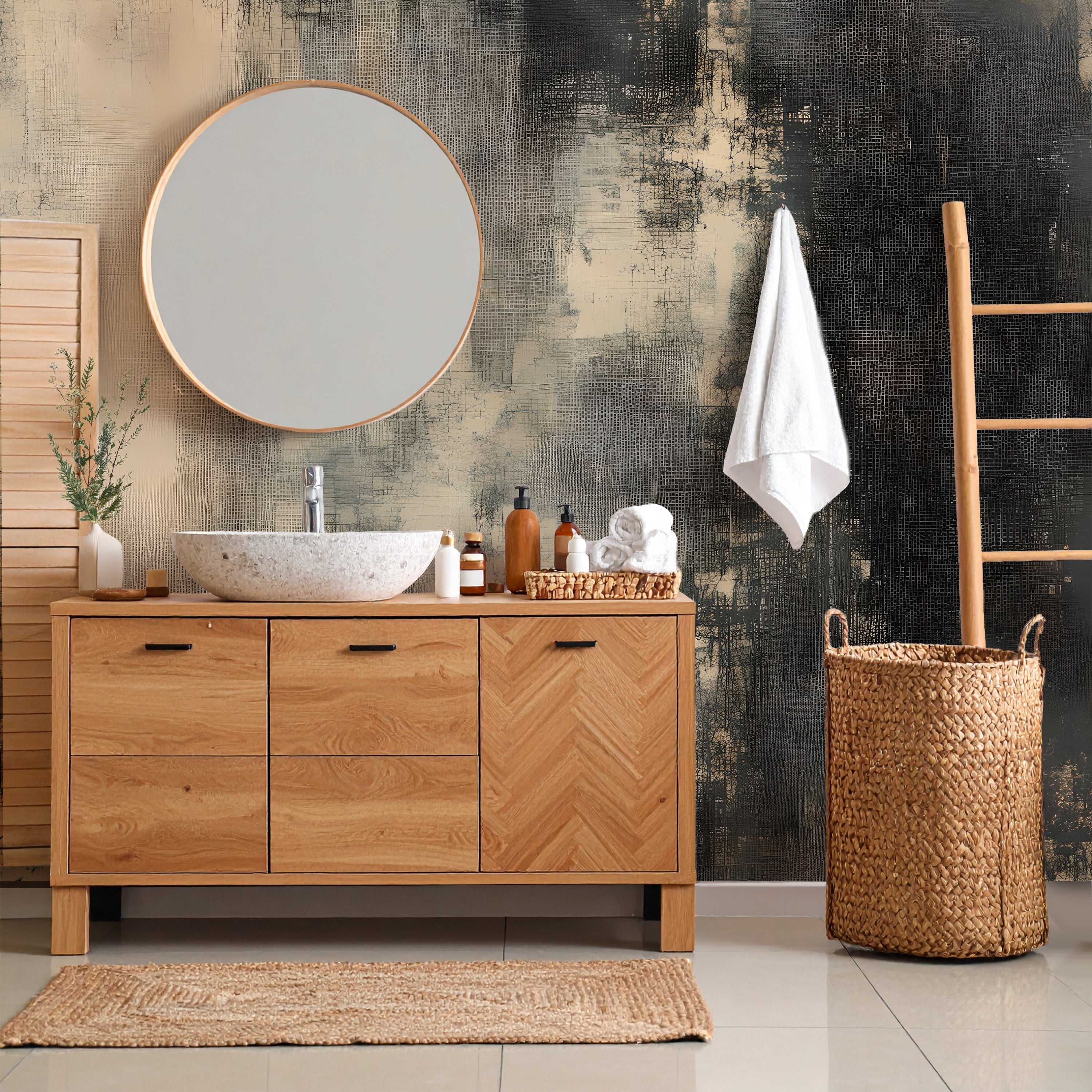 Distressed Linen — Luxe Textures Luxury Wallpaper Mural