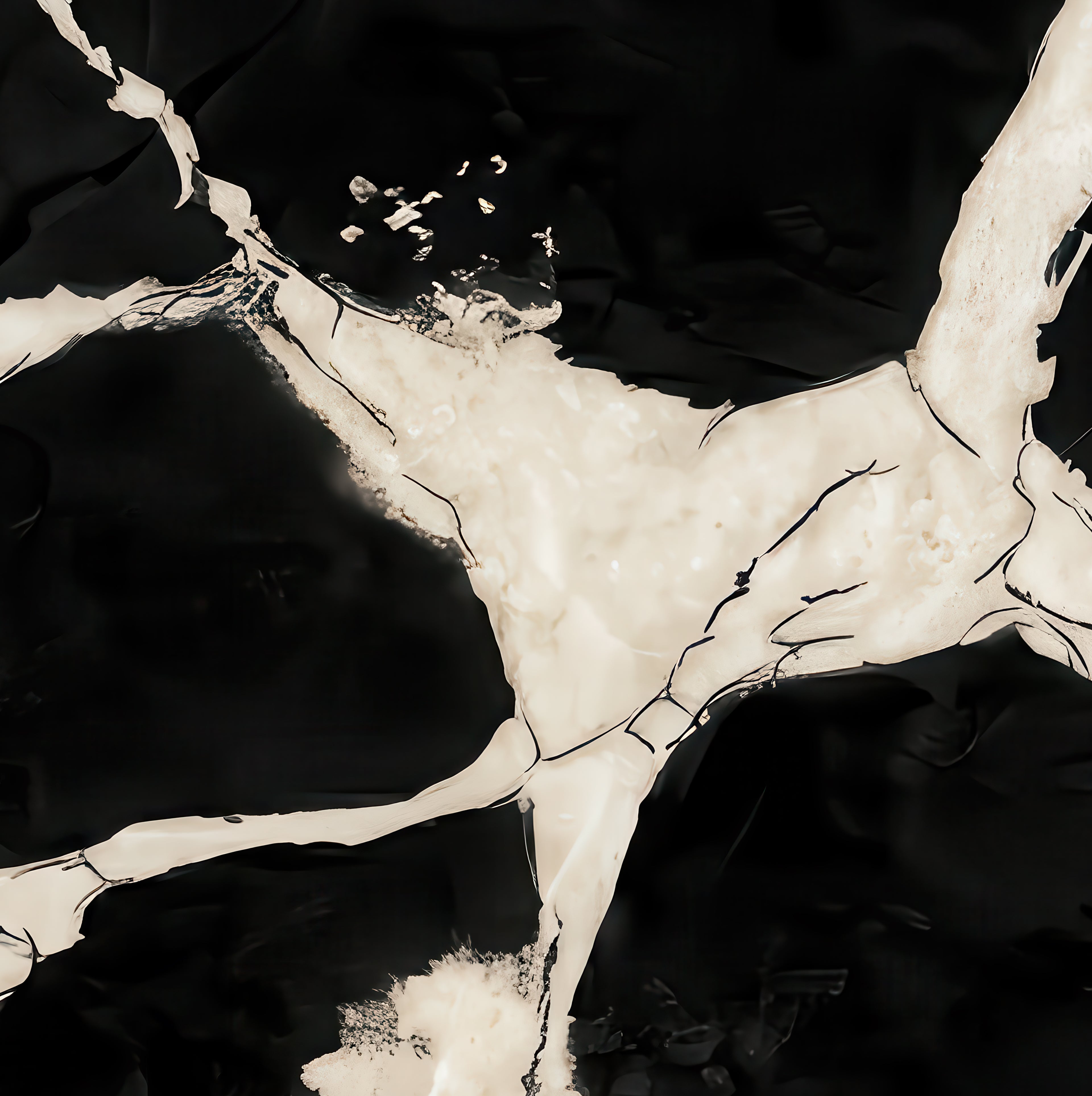 Ink Fracture — Luxe Textures Luxury Wallpaper Mural