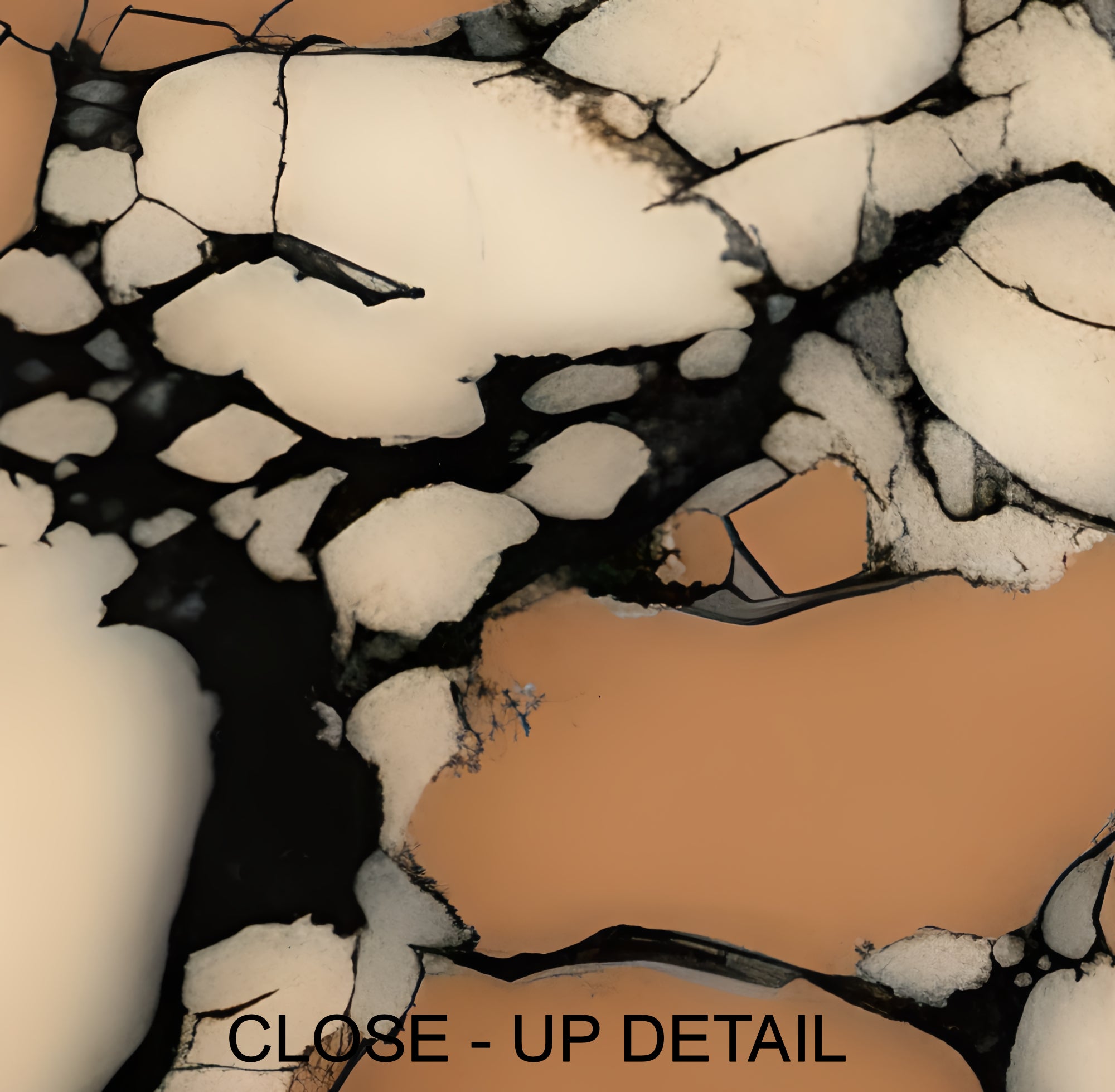 Terracotta Stone — Abstract Luxury Wallpaper Mural