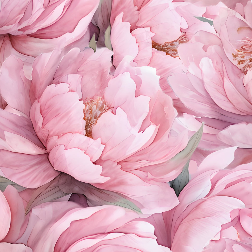 Full Bloom Peonies — Bold Florals Luxury Wallpaper Mural