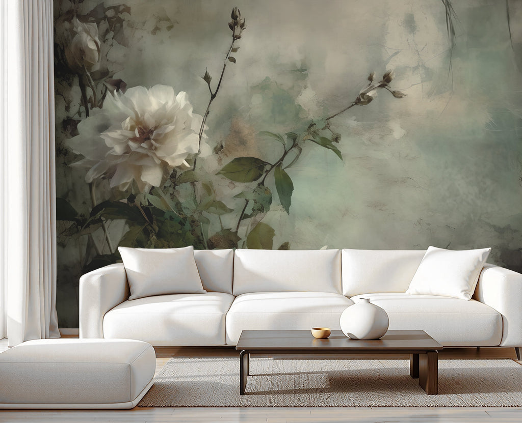Paper Flowers — Bold Florals Luxury Wallpaper Mural