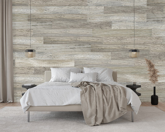 Woodgrain Wallpaper Plank/Tile - Natural