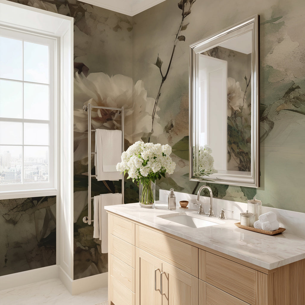 Paper Flowers — Bold Florals Luxury Wallpaper Mural