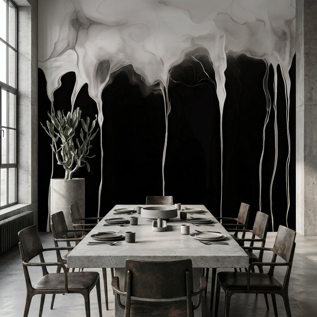 Surrender of Light  —  Abstract Luxury Wallpaper Mural