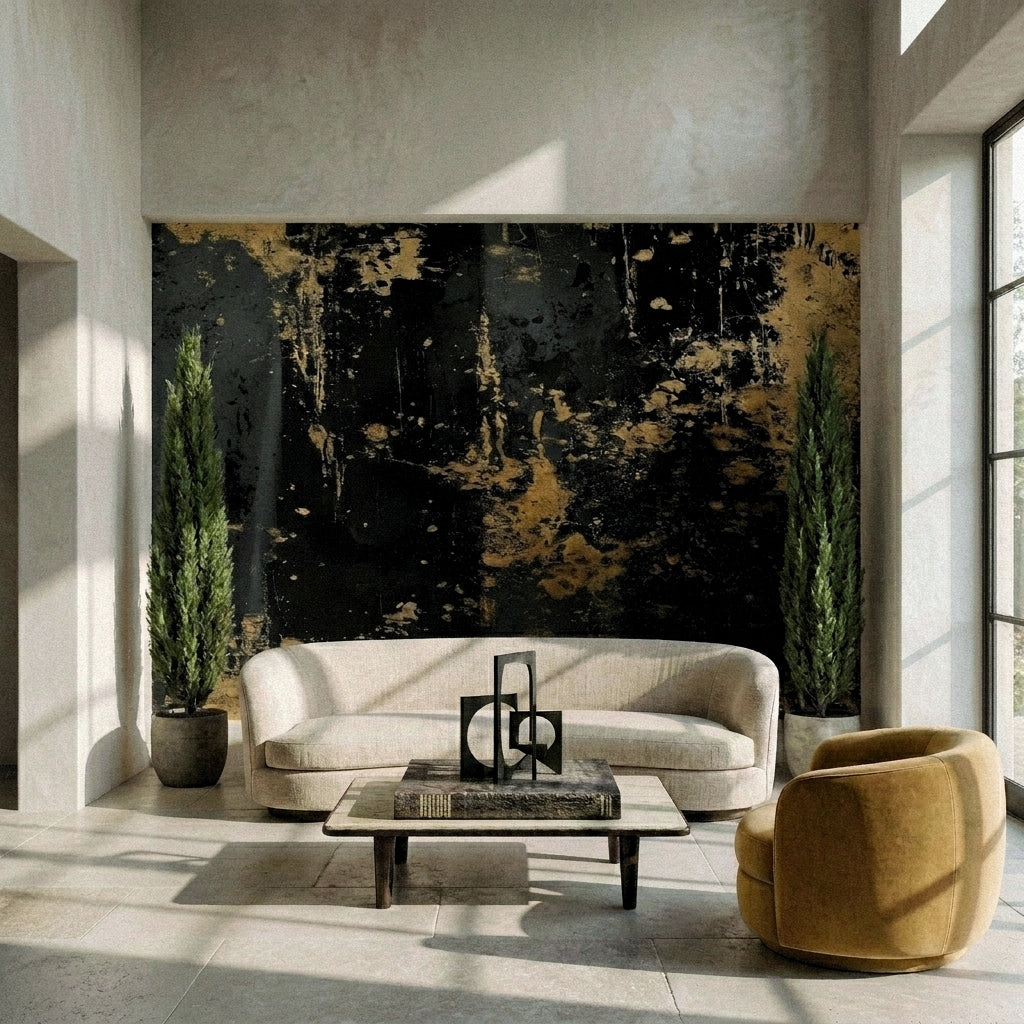Weathered Veil  —  Luxe Textures Luxury Wallpaper