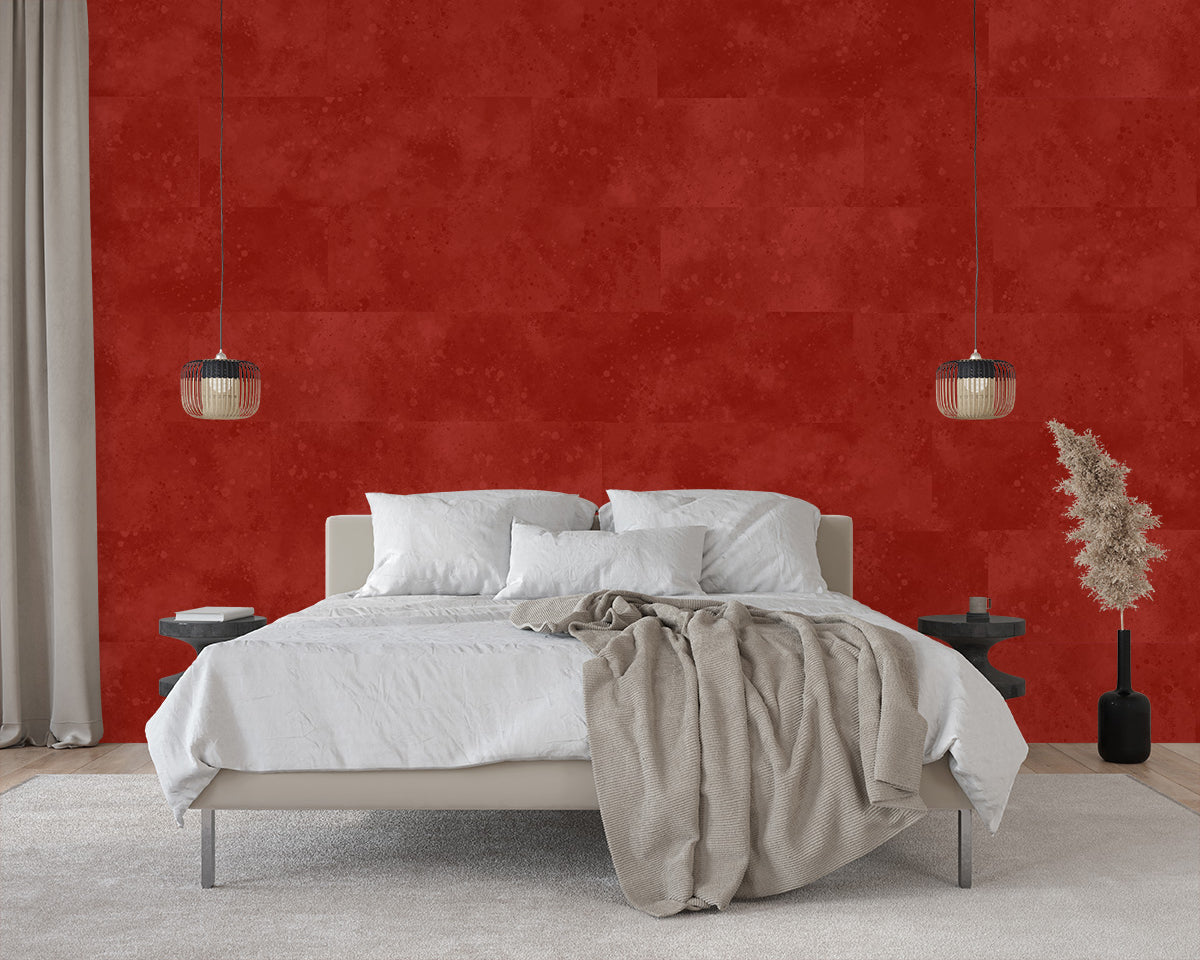 Urban Texture Wallpaper Tile - Red