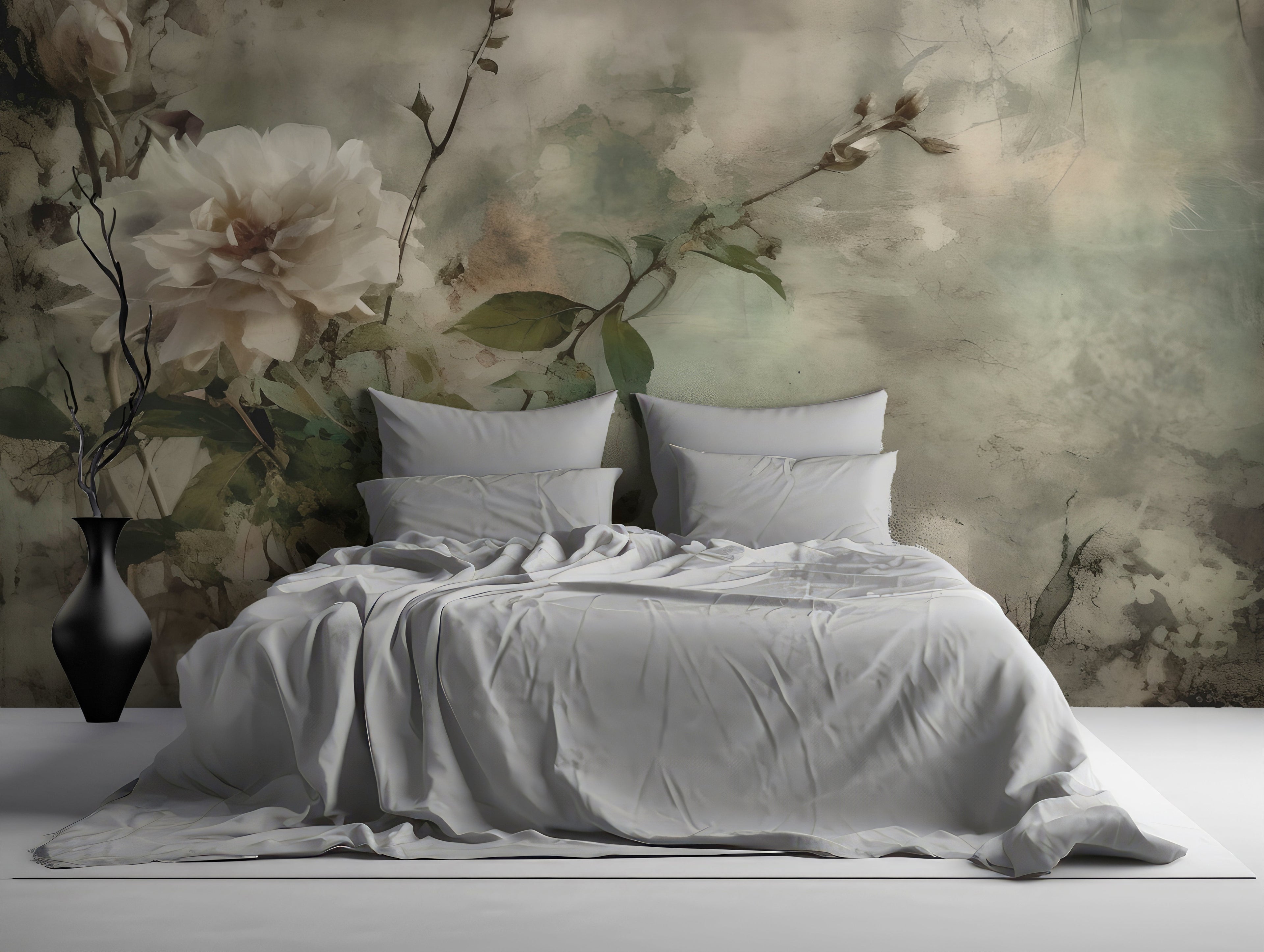 Paper Flowers — Bold Florals Luxury Wallpaper Mural