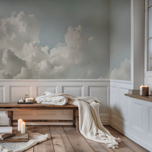 Chapel Clouds — Coastal & Nature Luxury Wallpaper Mural