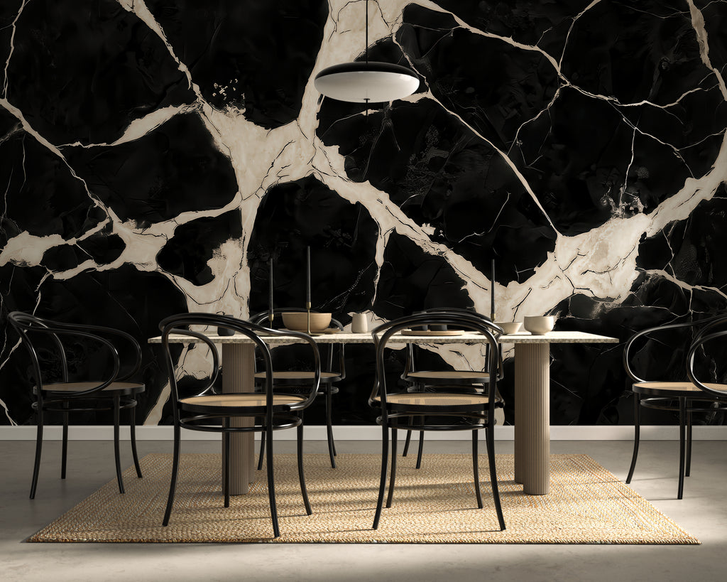 Ink Fracture — Luxe Textures Luxury Wallpaper Mural
