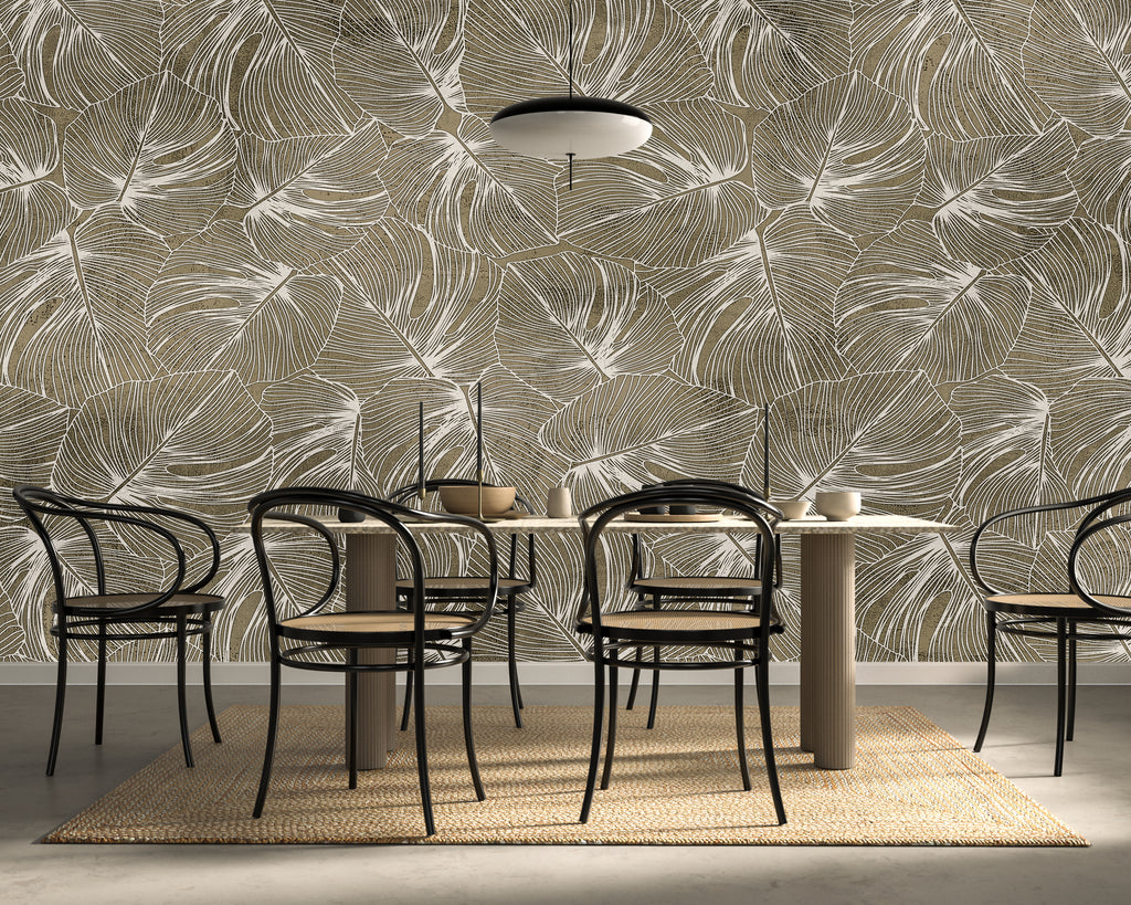 Tropical Canopy — Bold Florals Luxury Wallpaper Mural