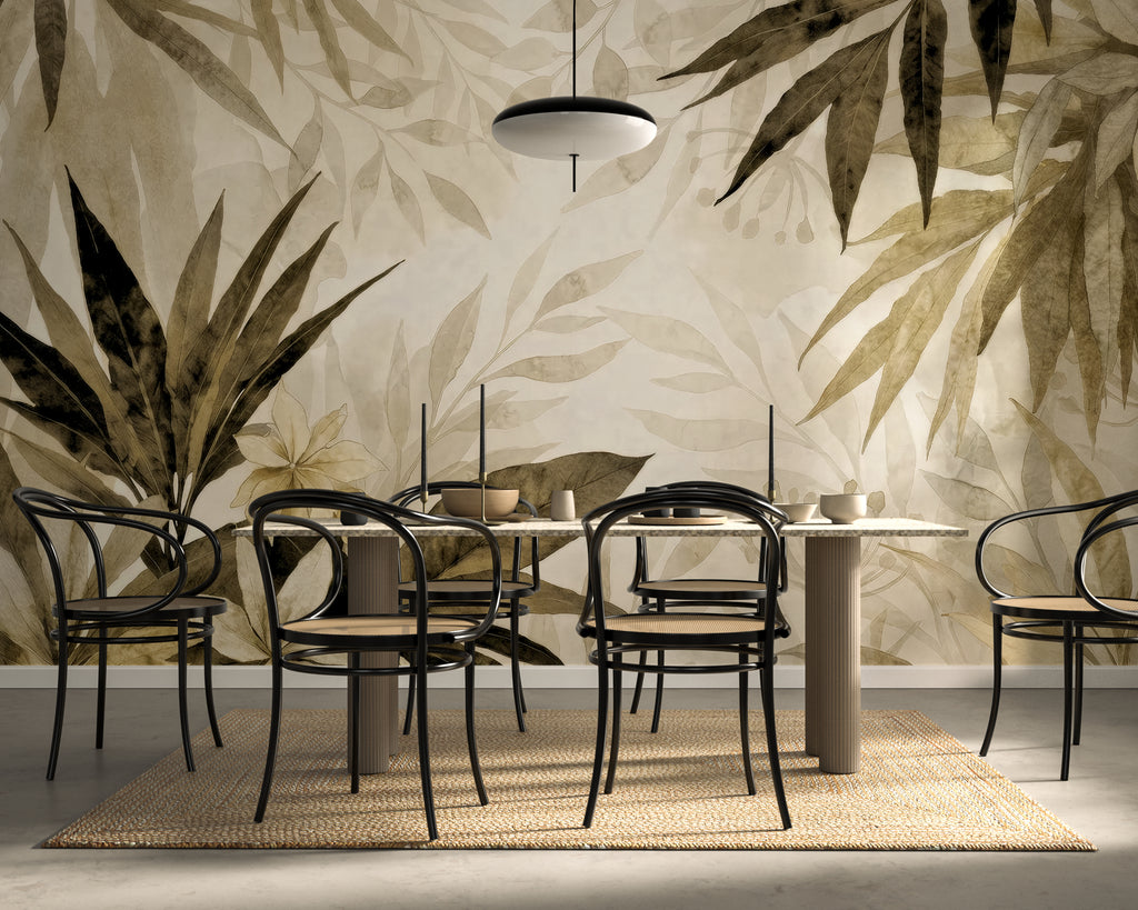 Tropical  Reverie — Bold Florals Luxury Wallpaper Mural