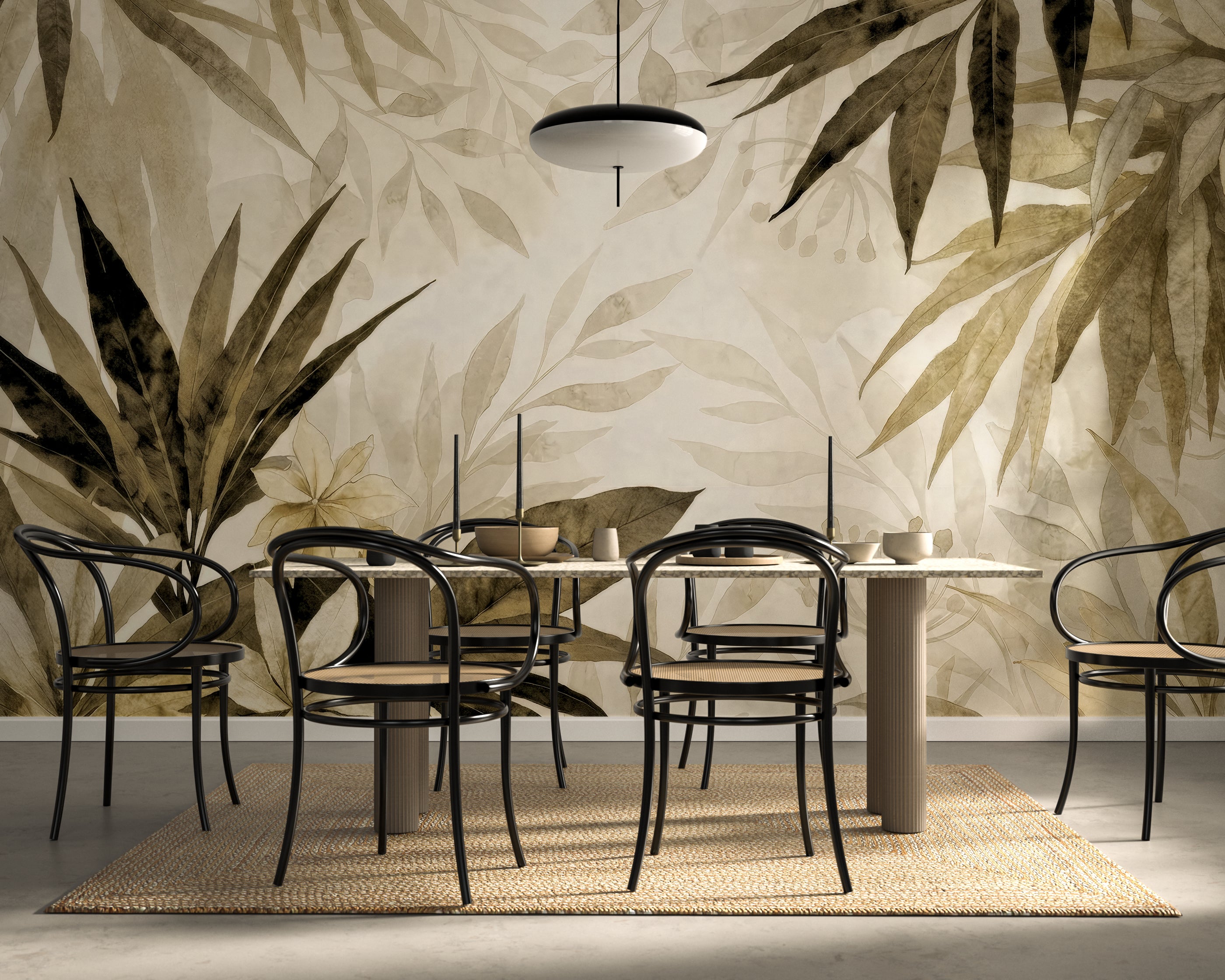 Tropical  Reverie — Bold Florals Luxury Wallpaper Mural