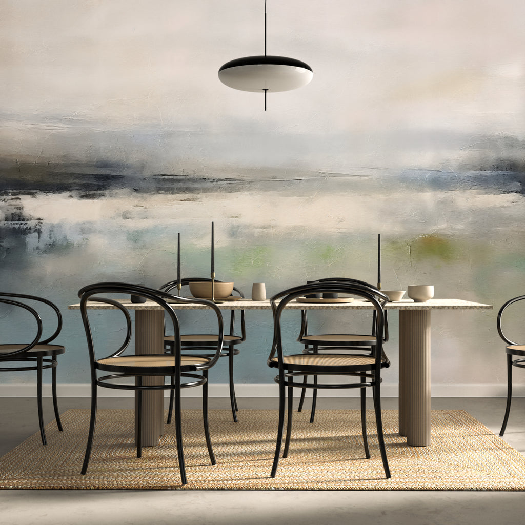 Tidal Mist - Abstract Luxury Wallpaper Mural