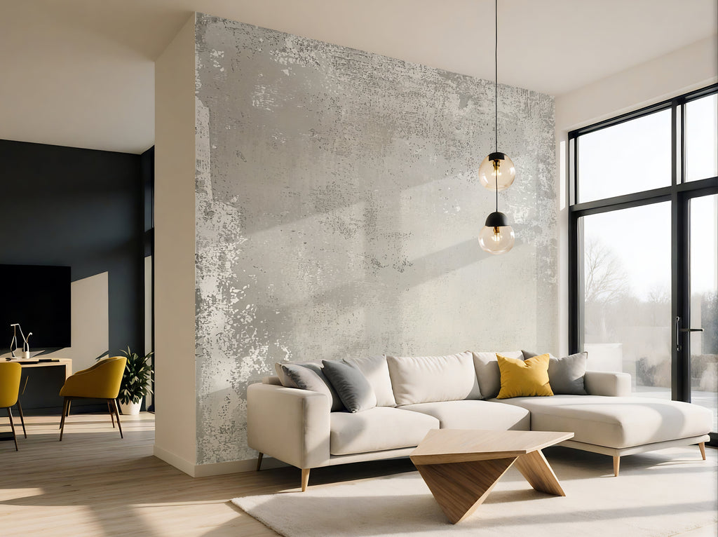 Distressed Rustic Concrete — Luxe Textures Luxury Wallpaper Mural
