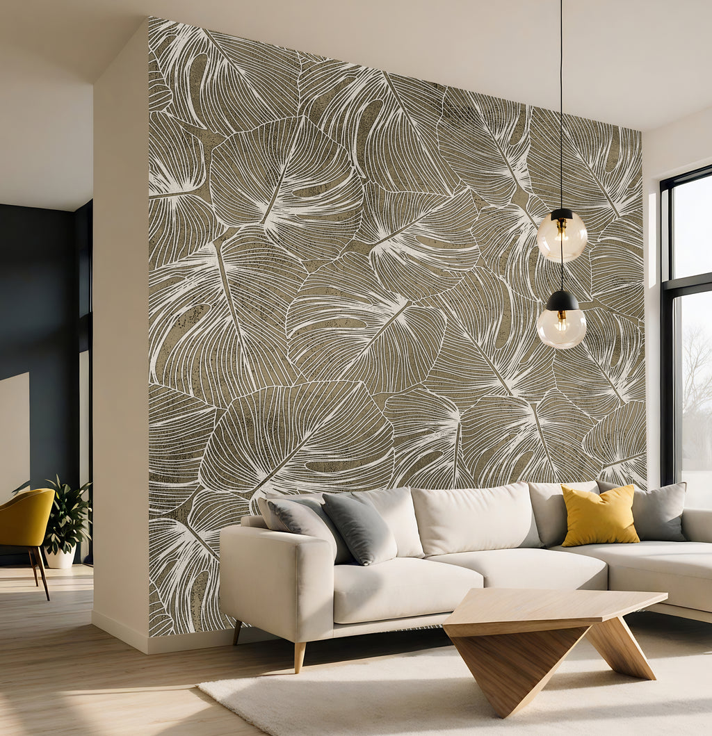 Tropical Canopy — Bold Florals Luxury Wallpaper Mural