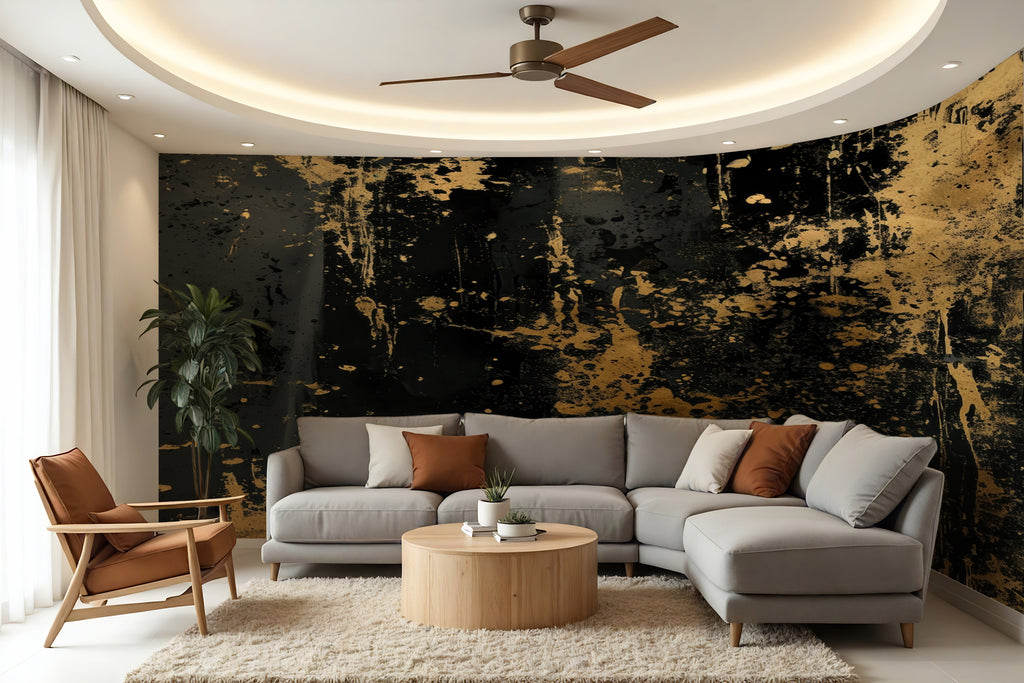 Weathered Veil  —  Luxe Textures Luxury Wallpaper