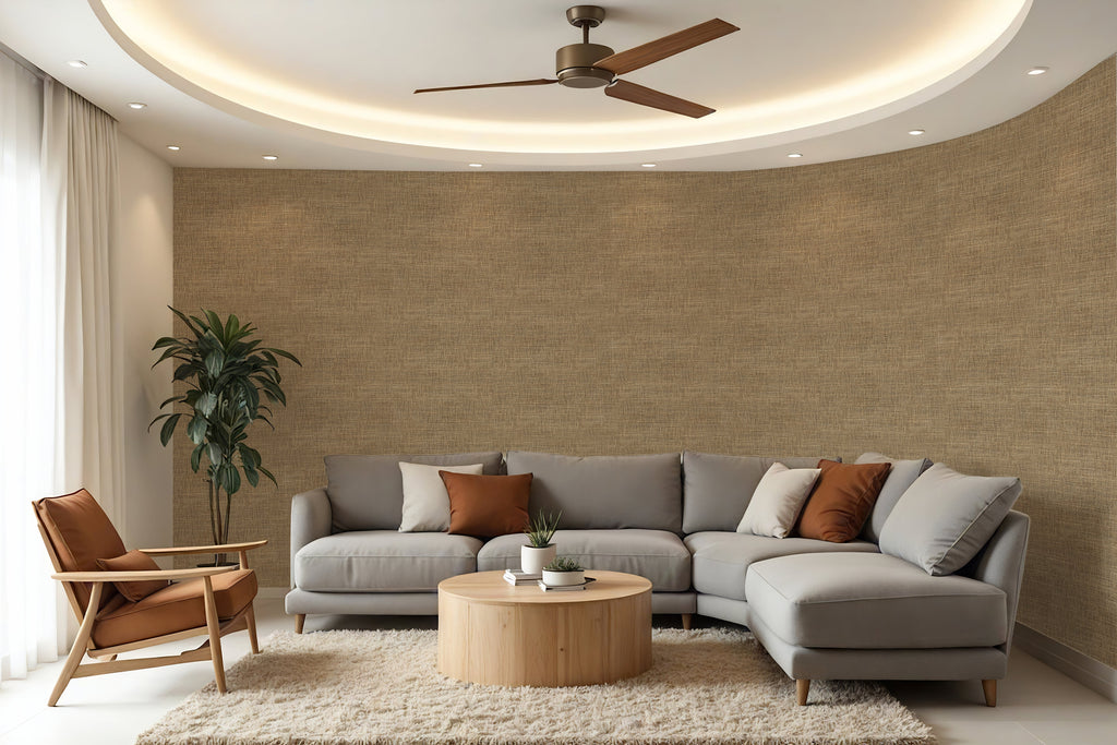 Burlap — Rustic Farmhouse Luxury Wallpaper Mural