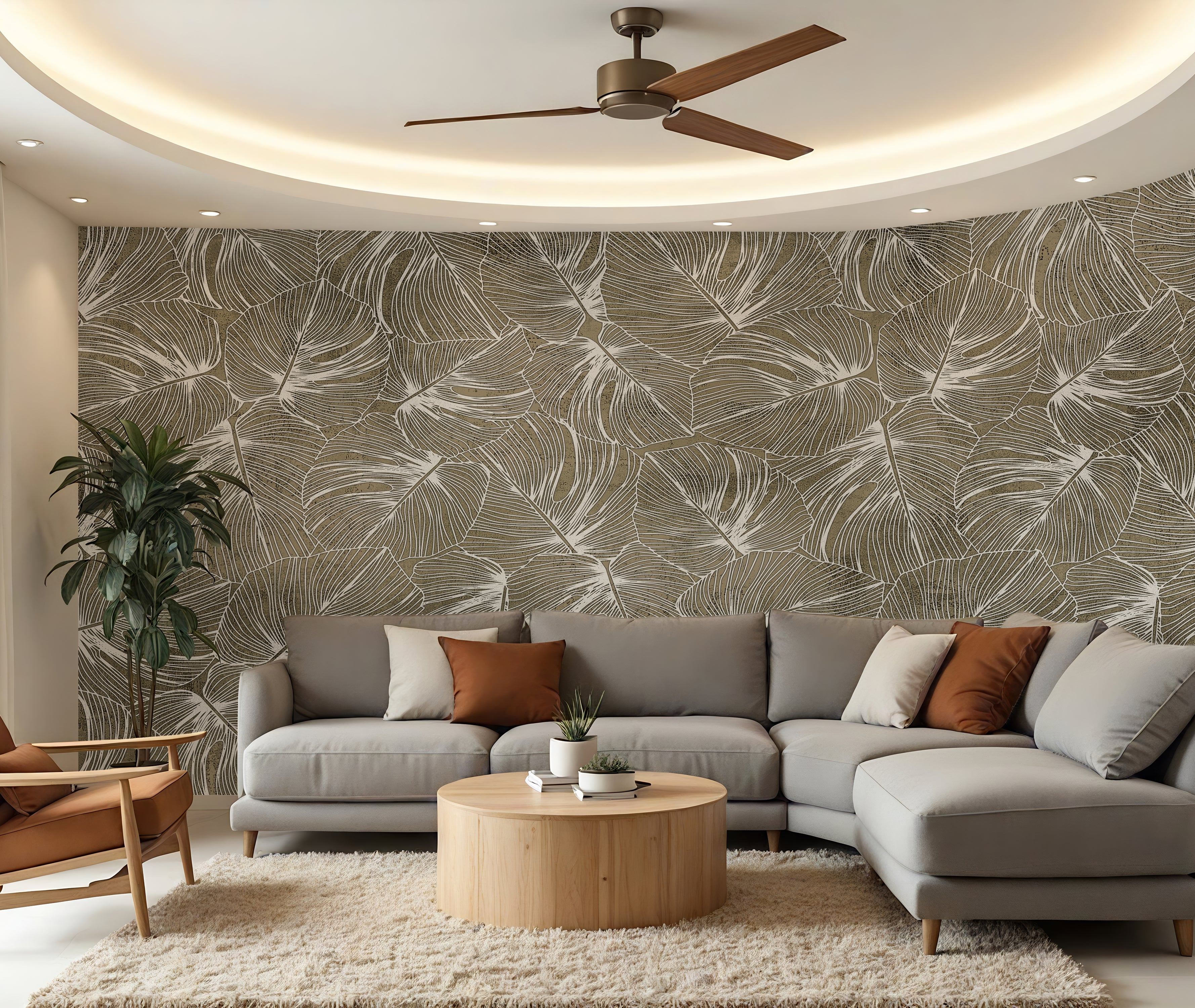 Tropical Canopy — Bold Florals Luxury Wallpaper Mural