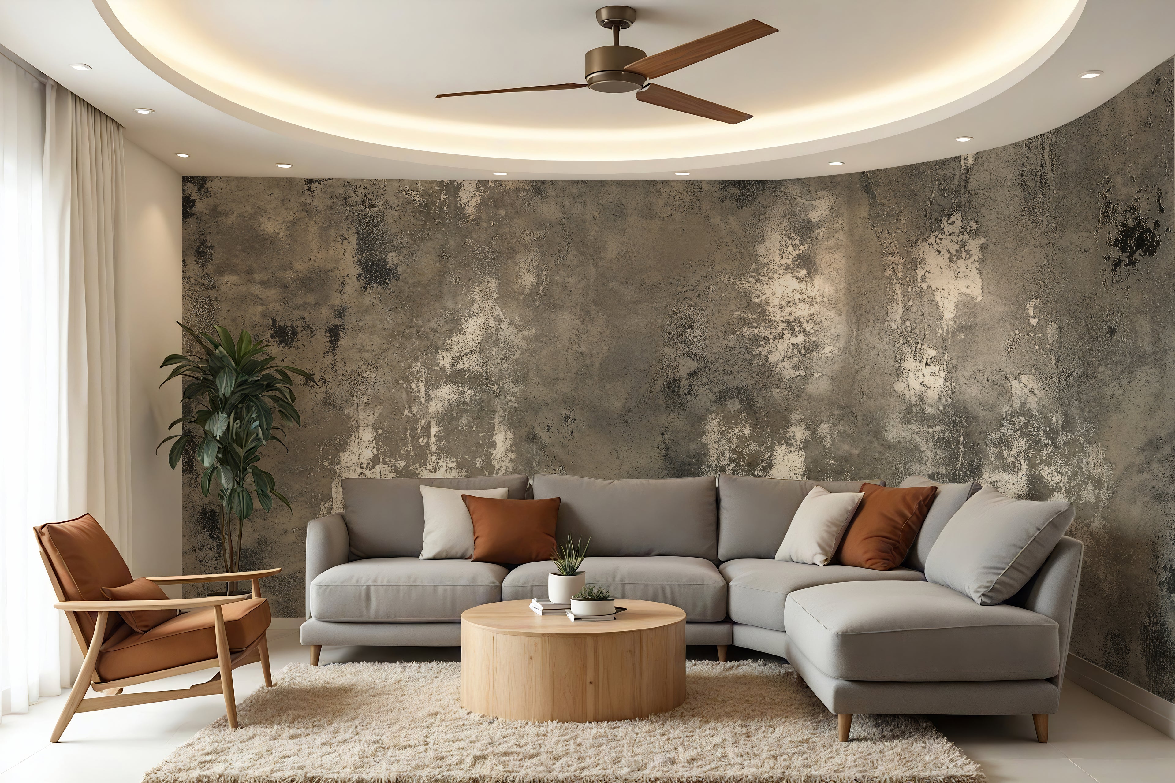 Tobacco Road - Luxe Textures Luxury Wallpaper Mural