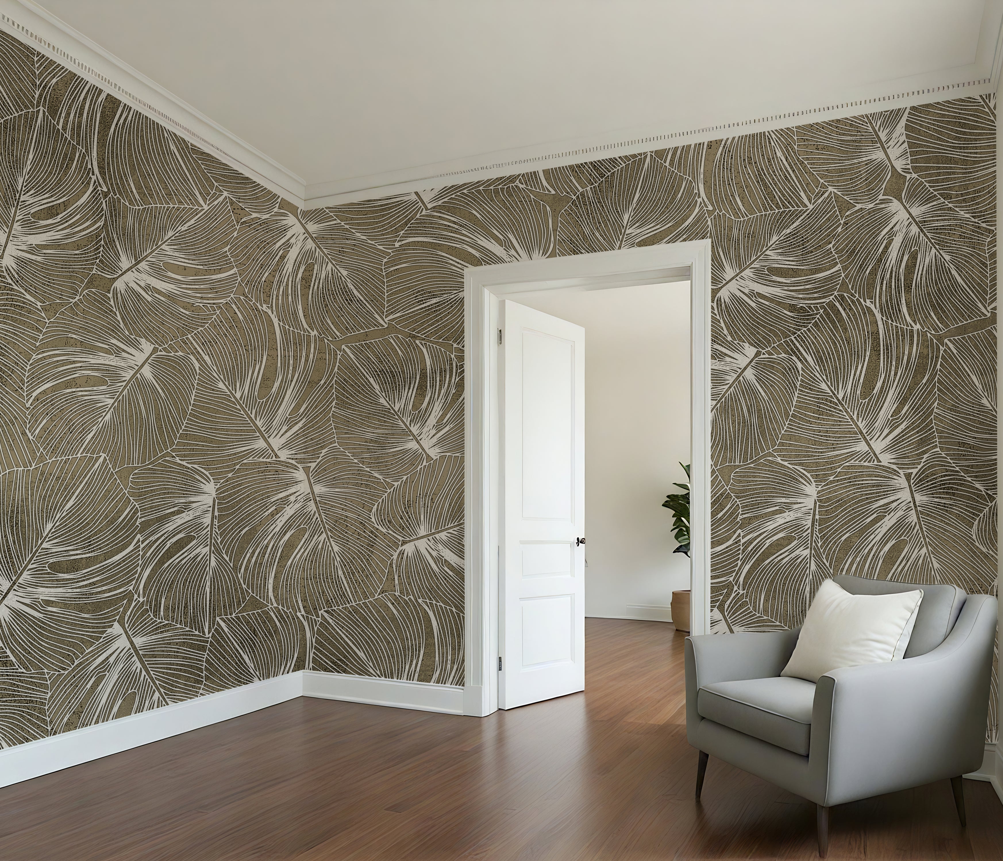 Tropical Canopy — Bold Florals Luxury Wallpaper Mural