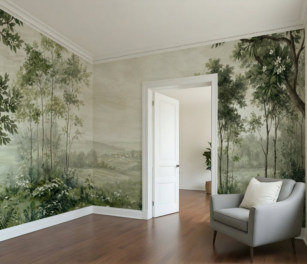 Vintage Landscape - Coastal & Nature Luxury Wallpaper Mural