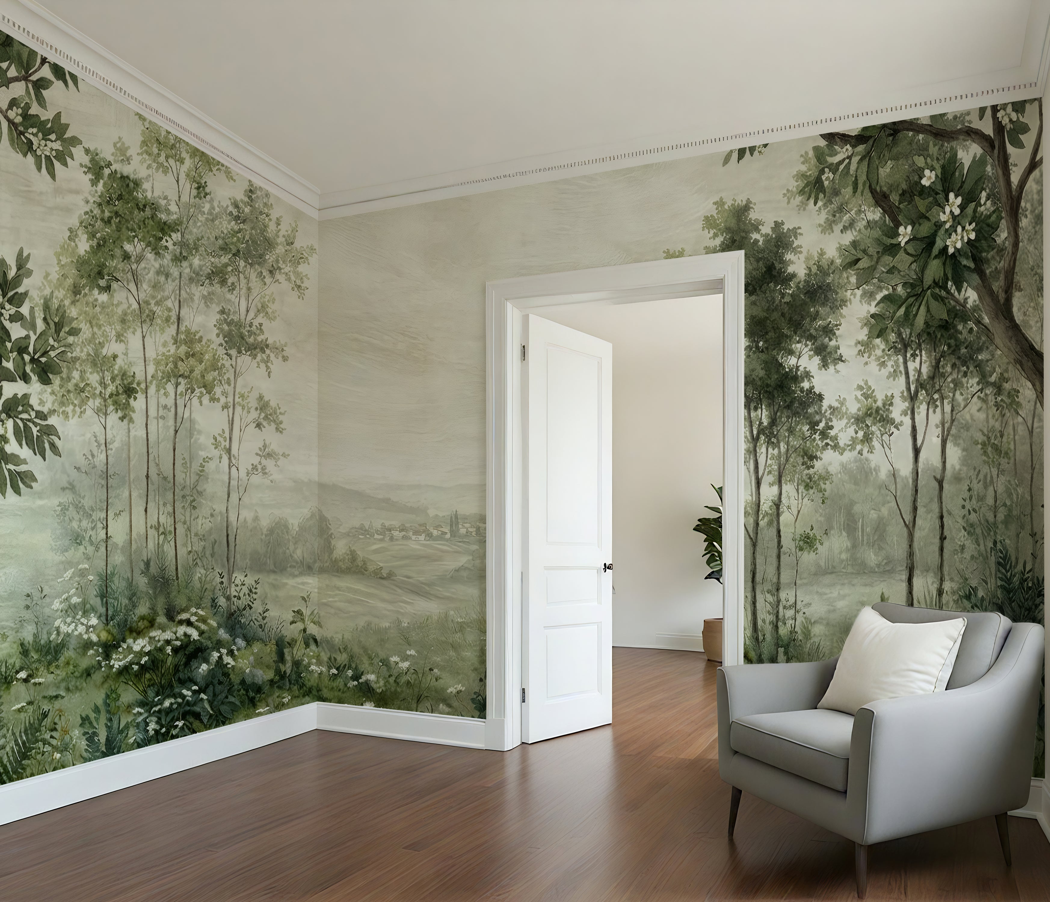 Vintage Landscape - Coastal & Nature Luxury Wallpaper Mural