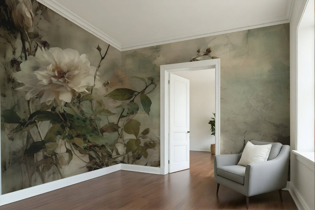 Paper Flowers — Bold Florals Luxury Wallpaper Mural