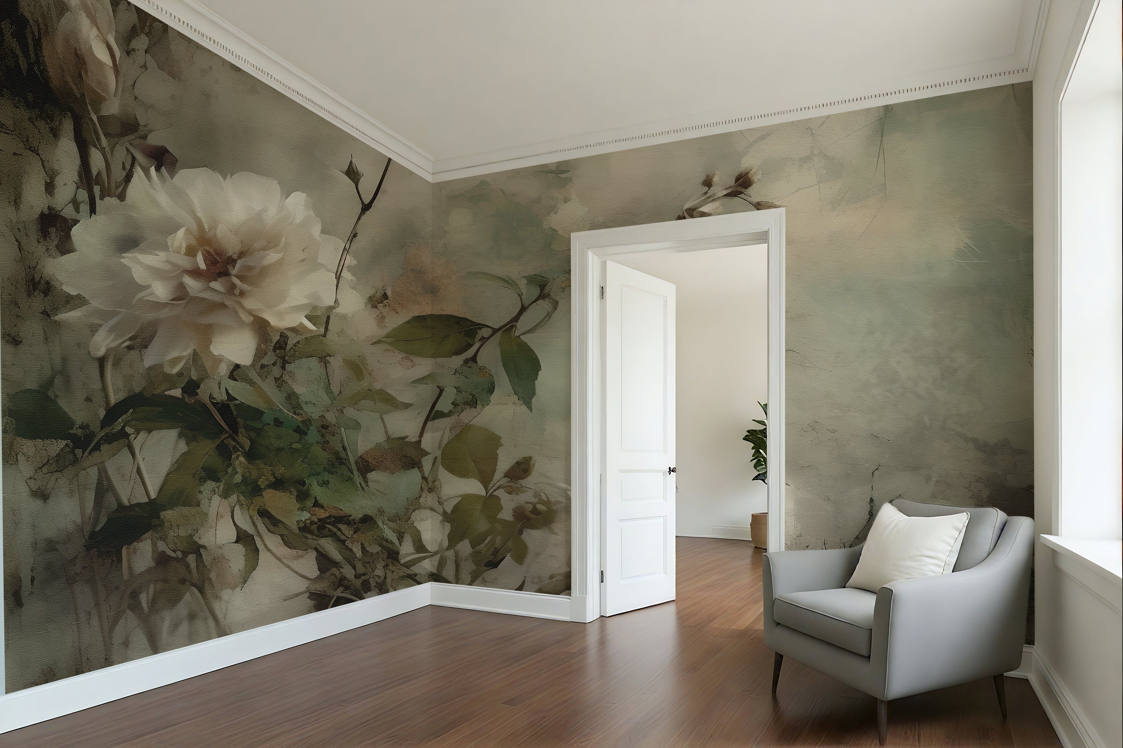 Paper Flowers — Bold Florals Luxury Wallpaper Mural