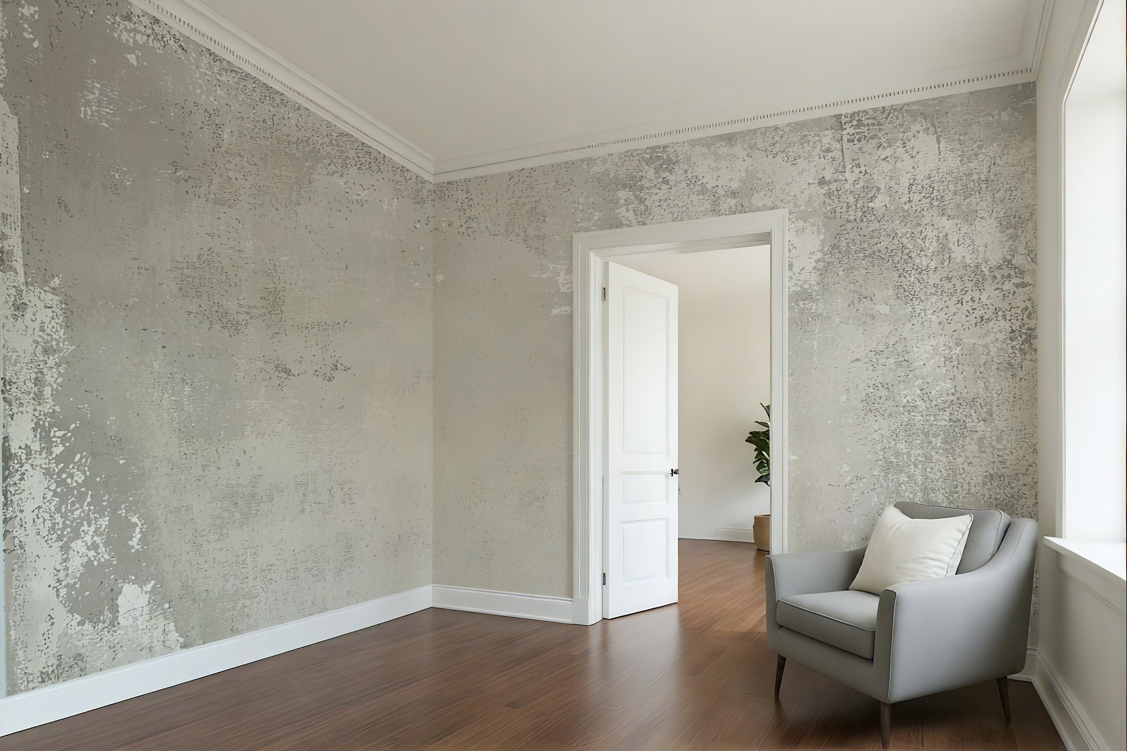 Distressed Rustic Concrete — Luxe Textures Luxury Wallpaper Mural