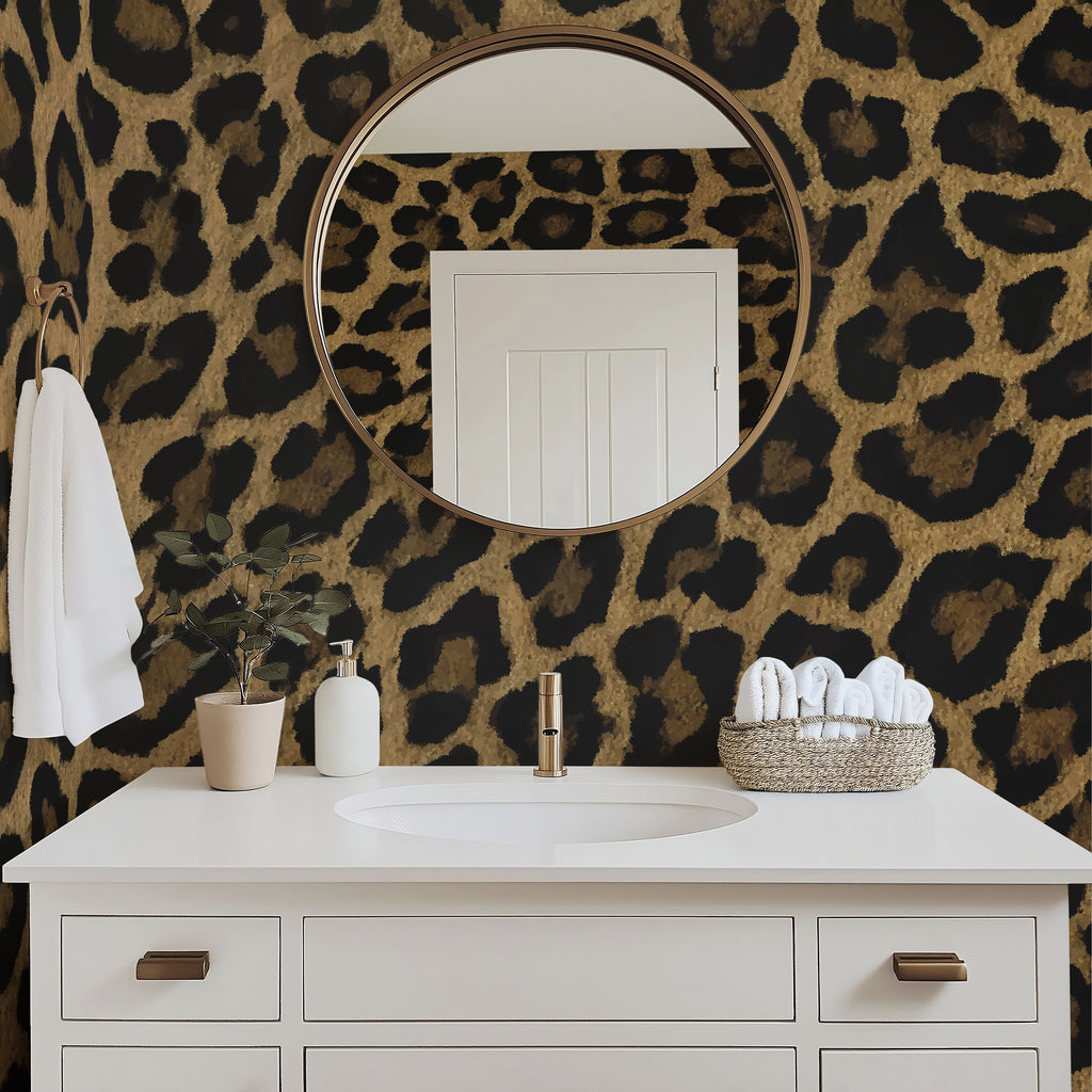 Leopard Print — Luxe Textures Luxury Wallpaper Roll