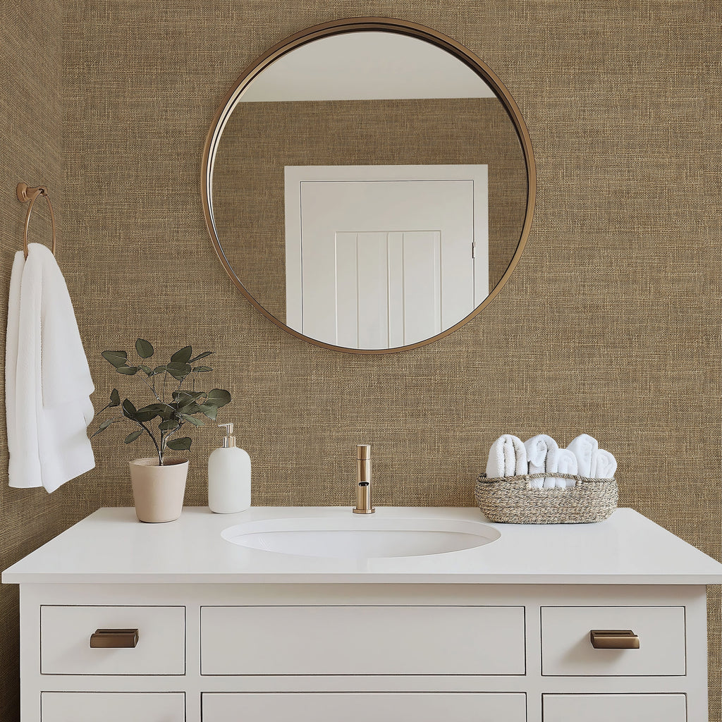 Burlap — Rustic Farmhouse Luxury Wallpaper Mural