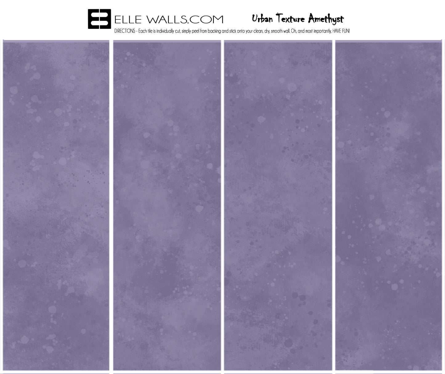 Urban Texture Wallpaper Tile - Amethyst