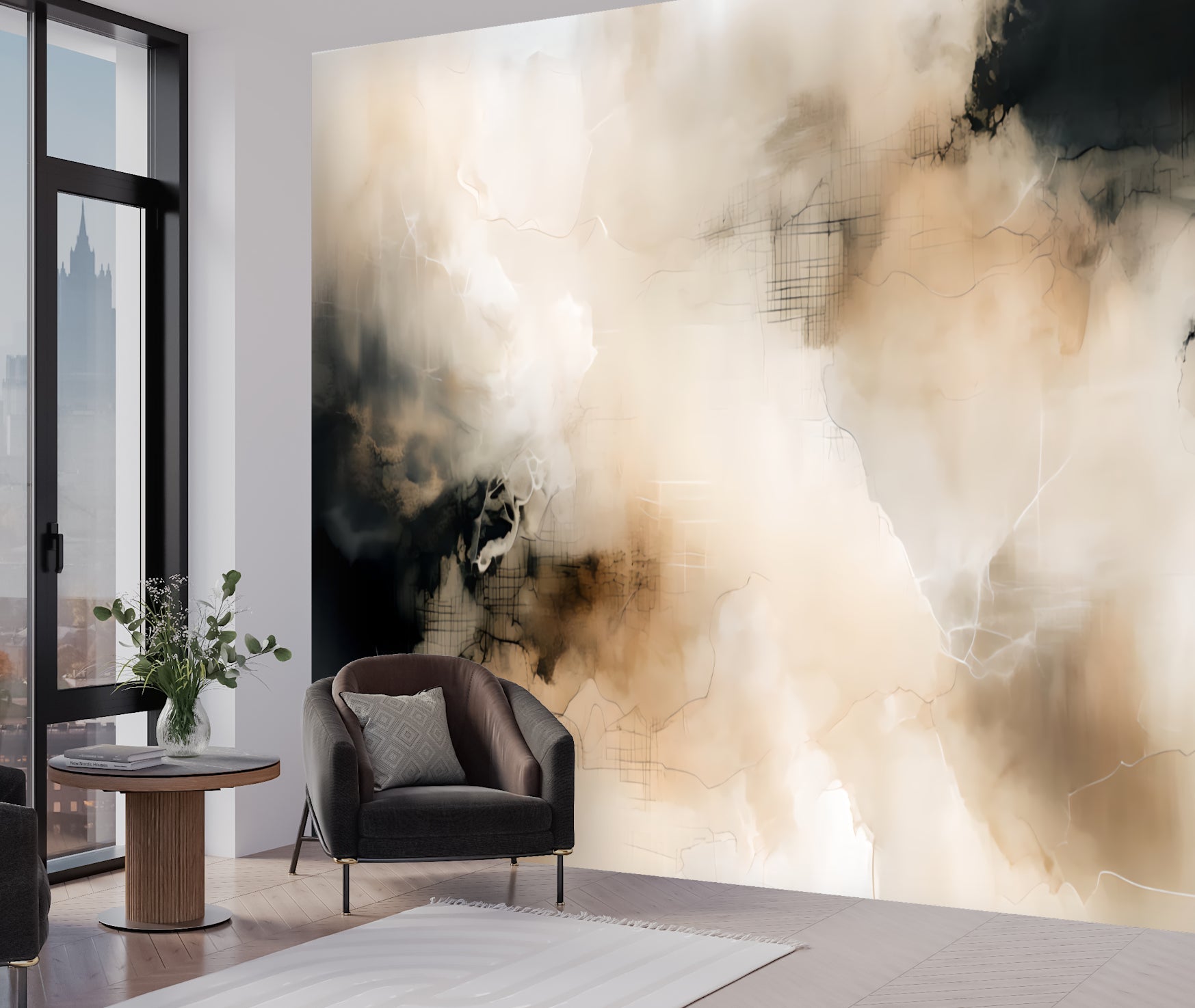 On the Edge — Abstract Luxury Wallpaper Mural