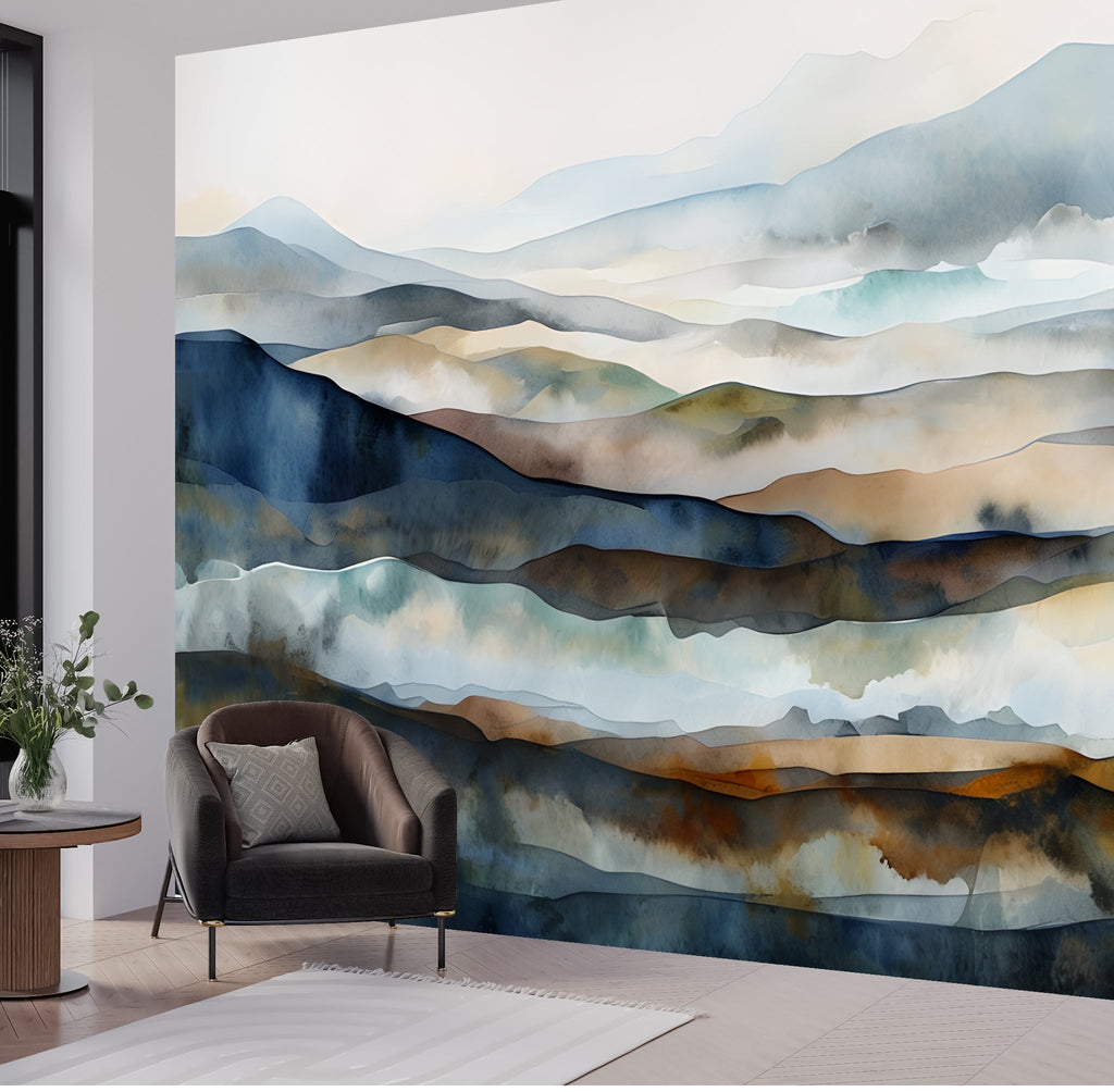Blue Range — Coastal & Nature Luxury Wallpaper Mural