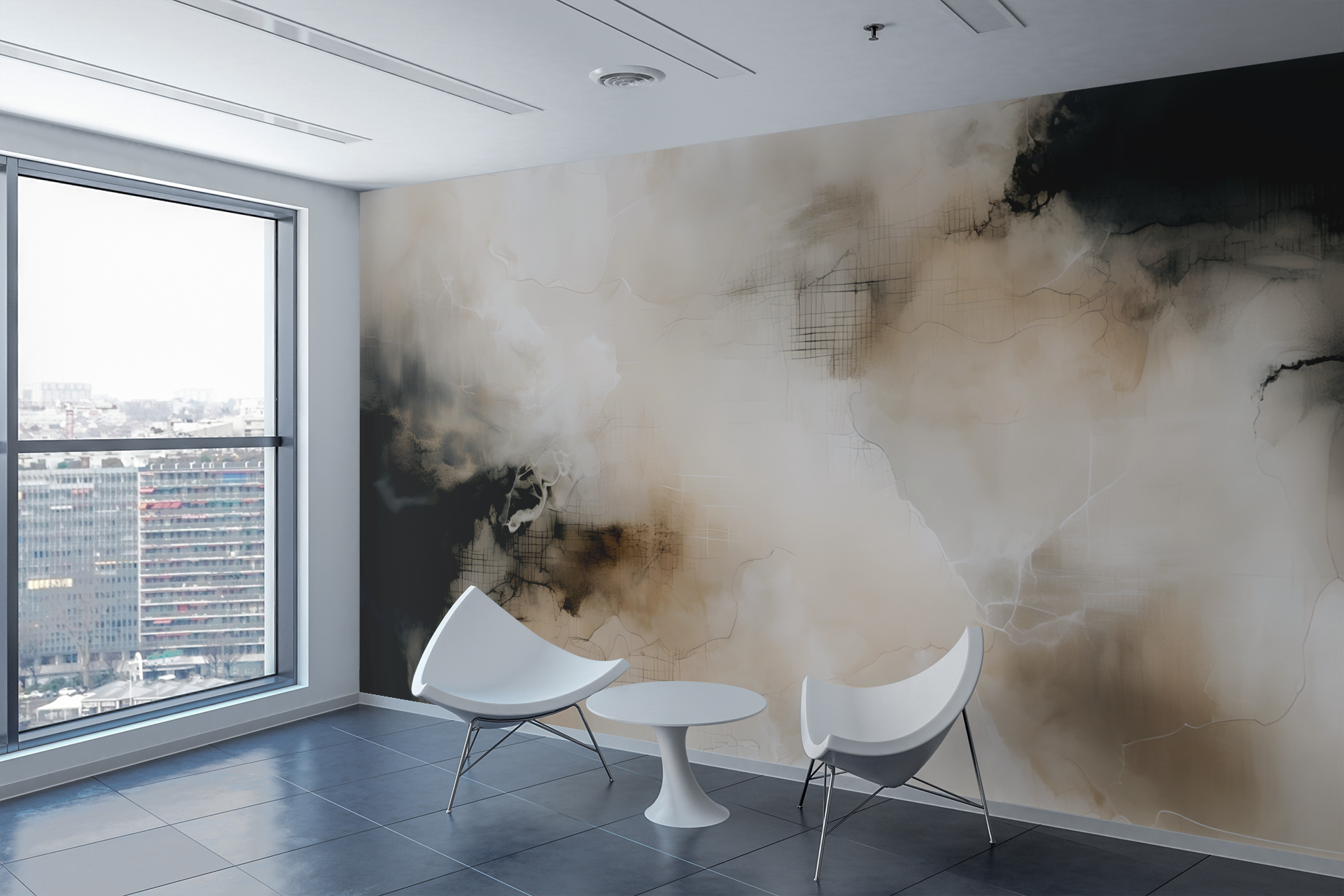 On the Edge — Abstract Luxury Wallpaper Mural