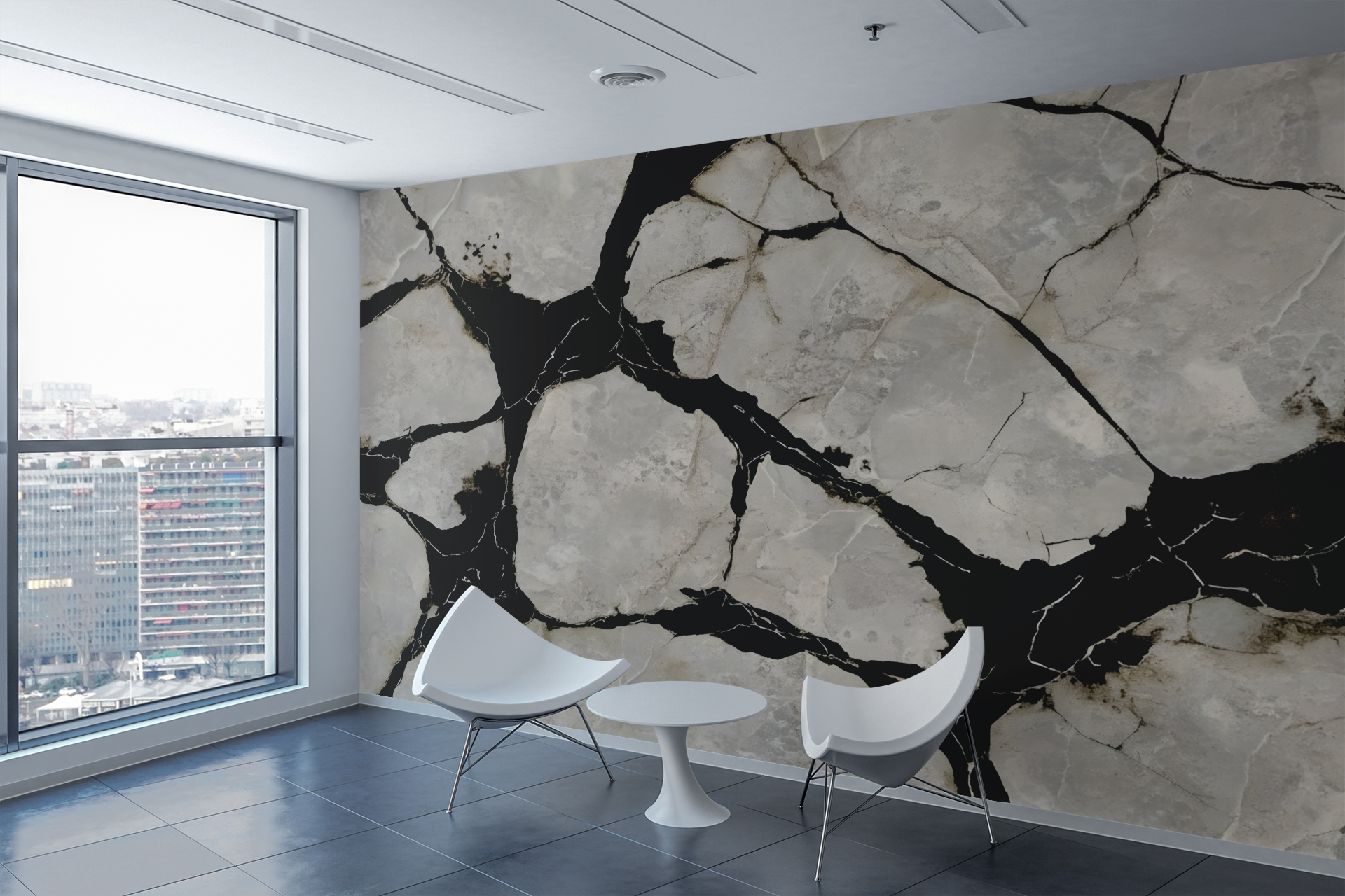 Onyx & Cream — Luxe Textures Luxury Wallpaper Mural