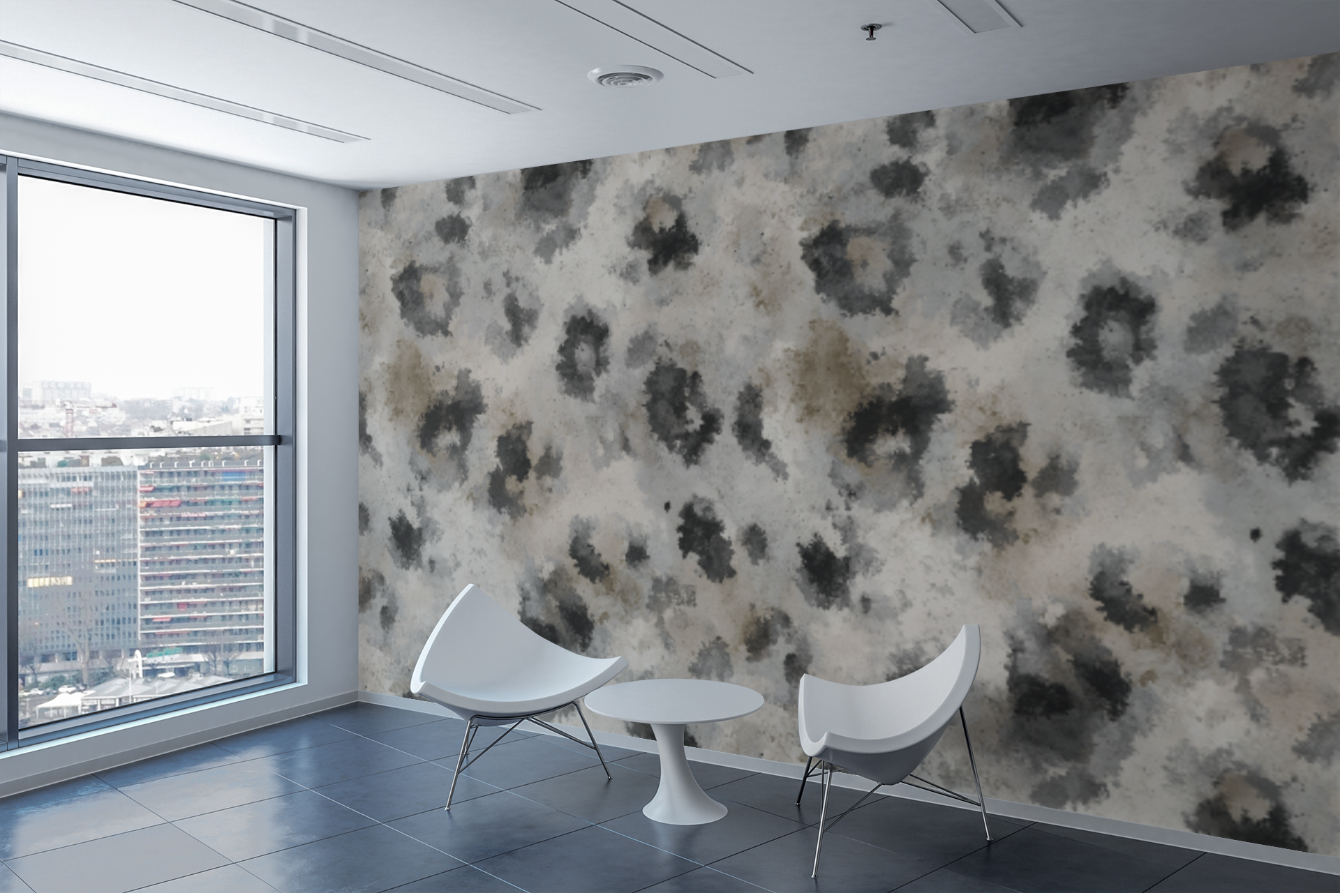 Snow Leopard — Luxe Textures Luxury Wallpaper