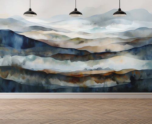 Blue Range — Coastal & Nature Luxury Wallpaper Mural