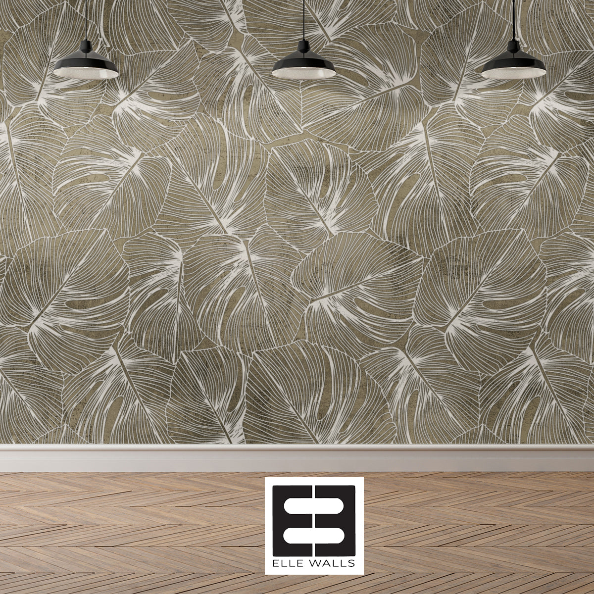 Tropical Canopy — Bold Florals Luxury Wallpaper Mural