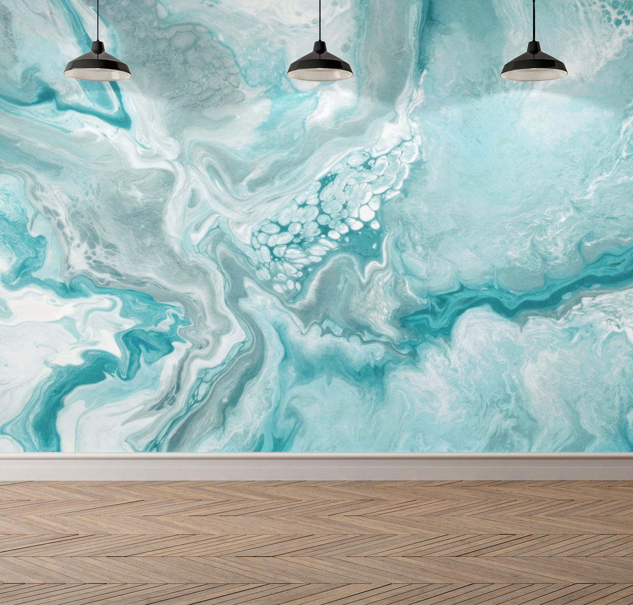 Ice Dancer - Abstract Luxury Wallpaper Mural