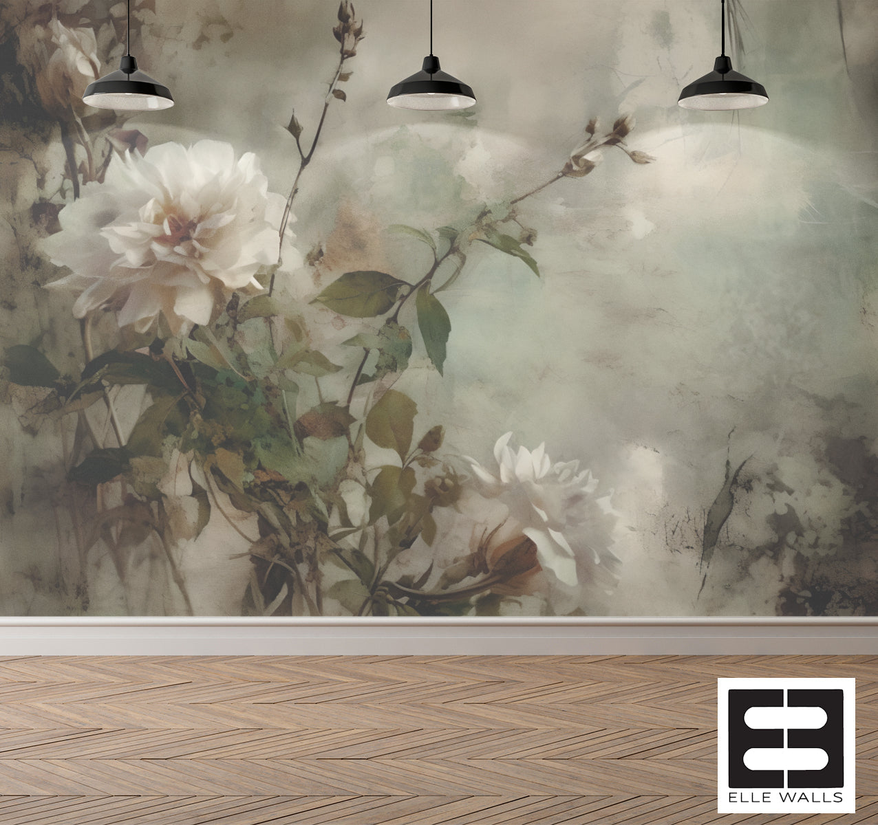 Paper Flowers — Bold Florals Luxury Wallpaper Mural