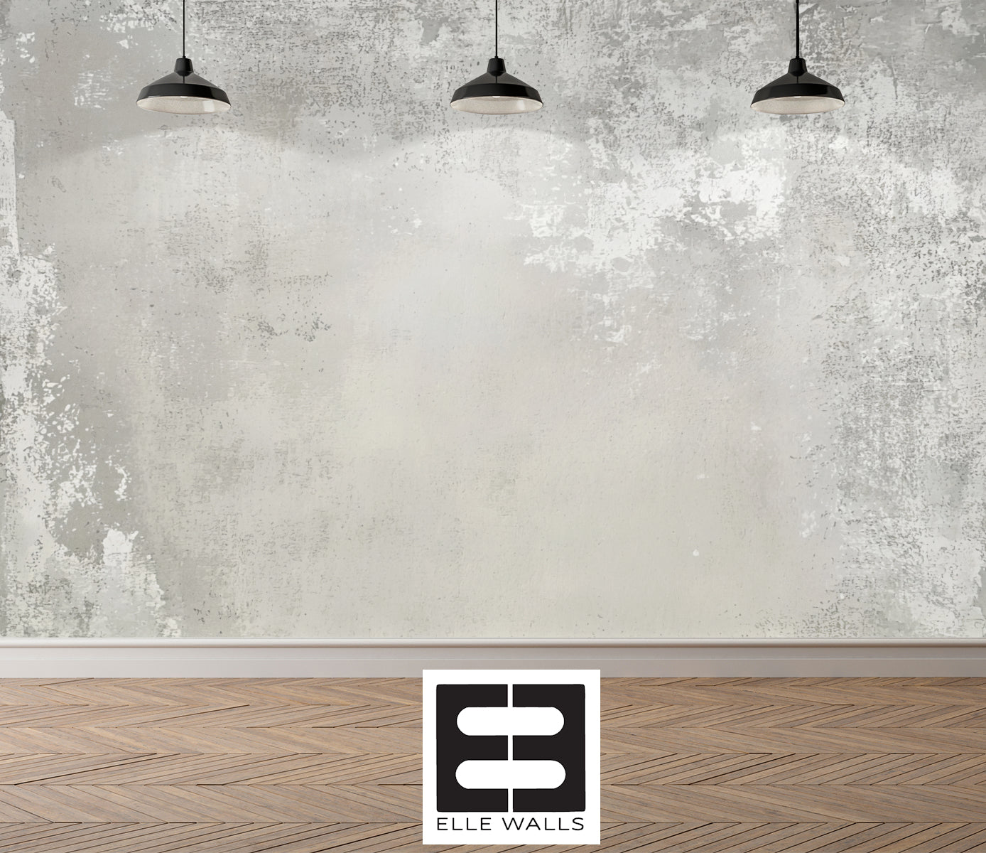 Distressed Rustic Concrete — Luxe Textures Luxury Wallpaper Mural