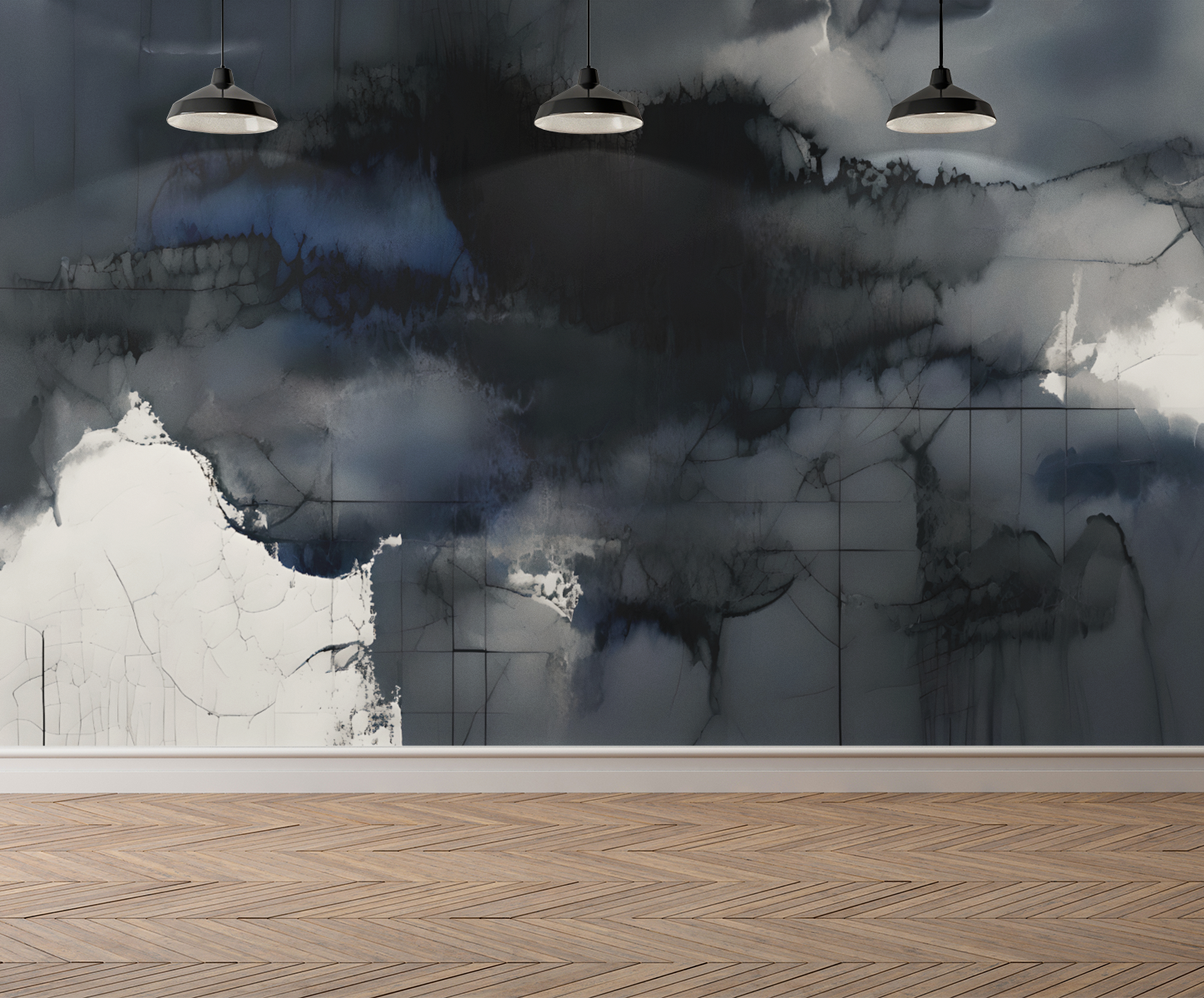 Into the Storm — Abstract Luxury Wallpaper Mural