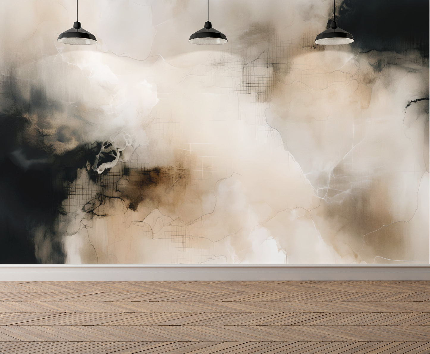 On the Edge — Abstract Luxury Wallpaper Mural