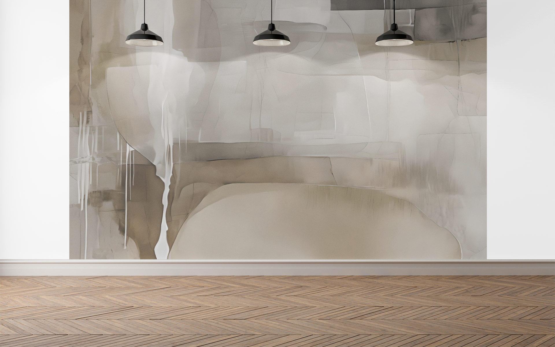 Silent Canvas — Abstract Luxury Wallpaper Mural
